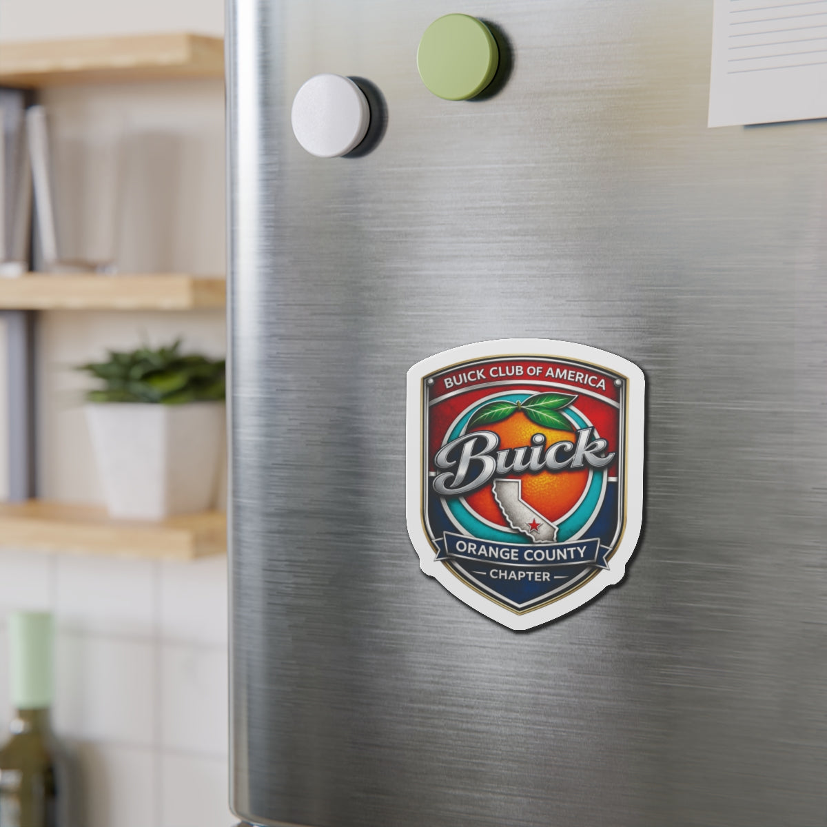 Buick Orange County Chapter Buick Club of America Die-Cut Magnet