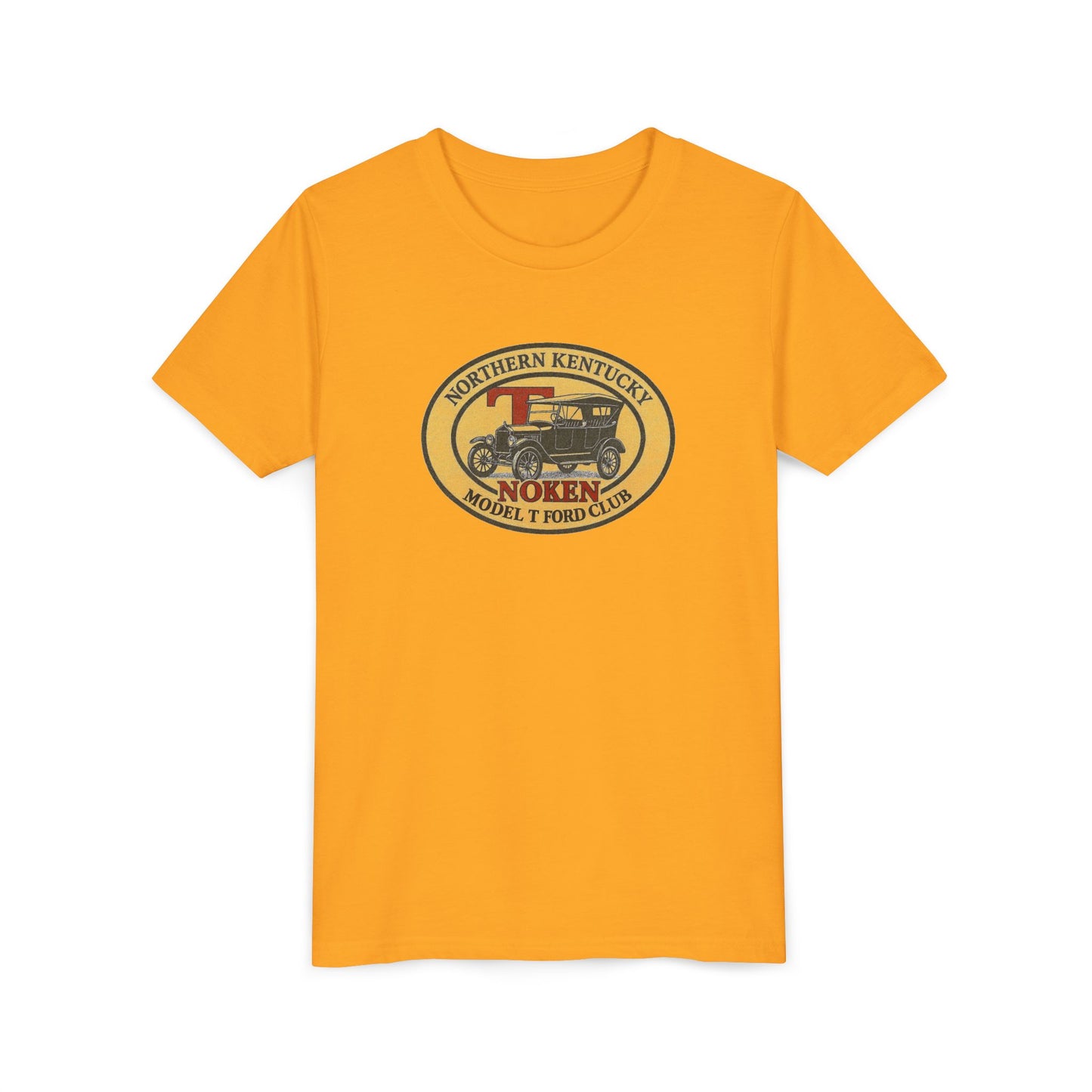 Northern Kentucky Model T Ford Club (NOKEN) Vintage Car Logo - Youth Tee