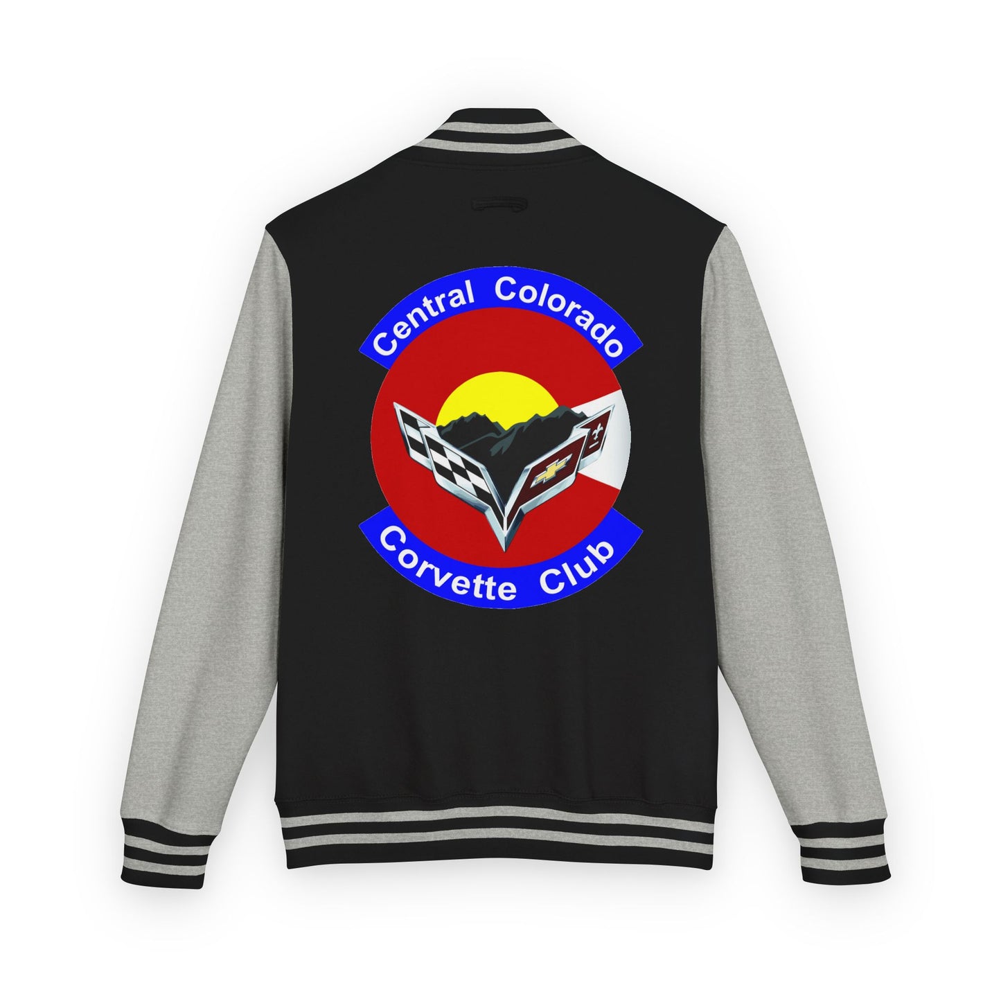 Central Colorado Corvette Club Varsity Letterman Jacket - Printed