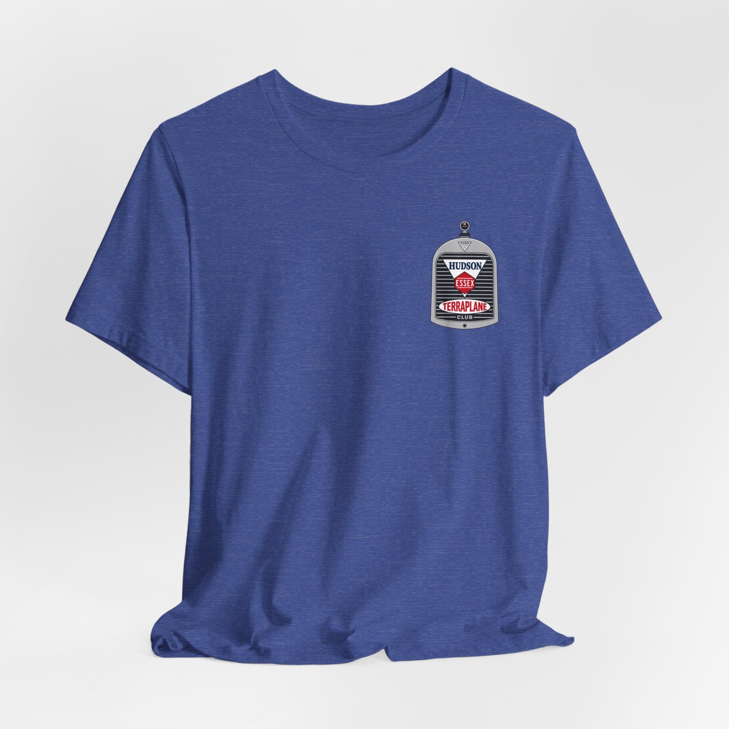 Hudson Essex Terraplane Club Small Chest Logo — Unisex Jersey Short Sleeve Tee