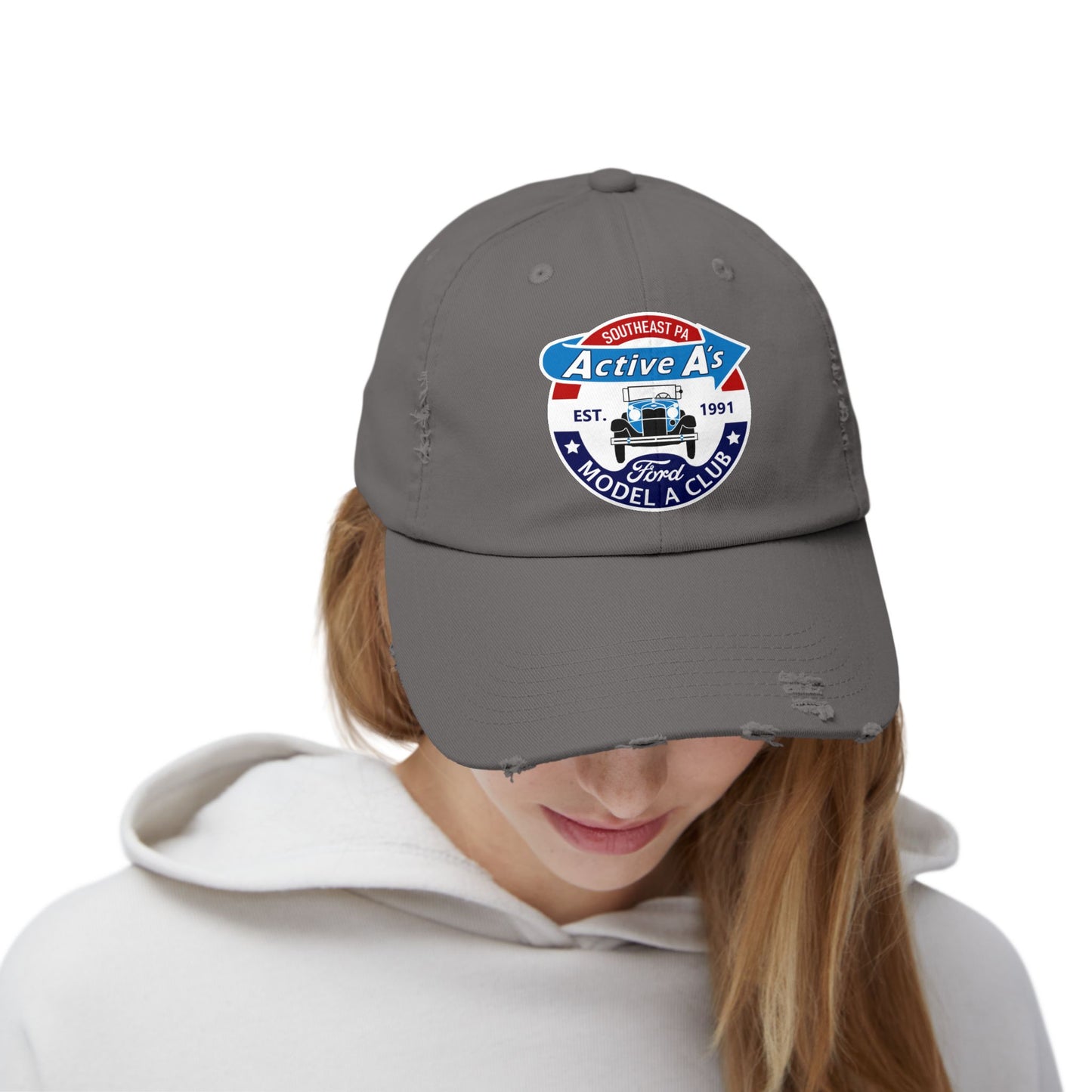Active A's Ford Model A Club Distressed Cap (Printed)
