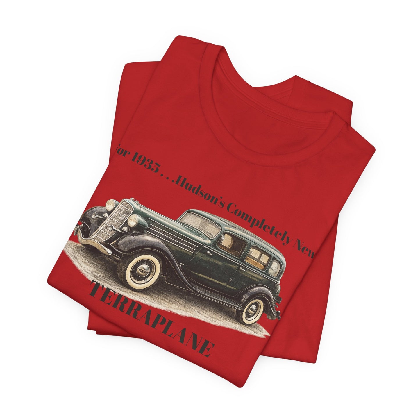 1935 Hudson Terraplane Classic Auto T‑Shirt Tee – Unisex Jersey Short Sleeve Tee (BJ)