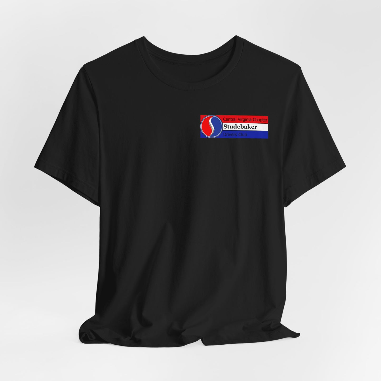 Central Virginia Chapter Studebaker Drivers Club - Unisex Jersey Short Sleeve Tee