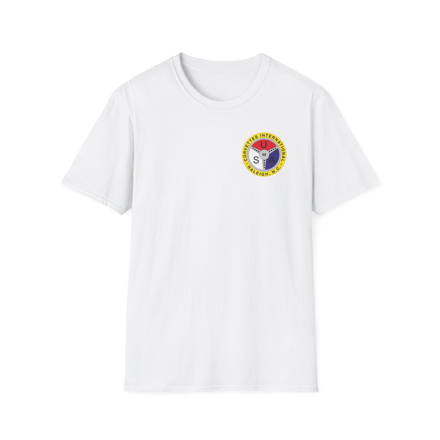 Corvettes International Front and Back Logos — Unisex Softstyle T-Shirt
