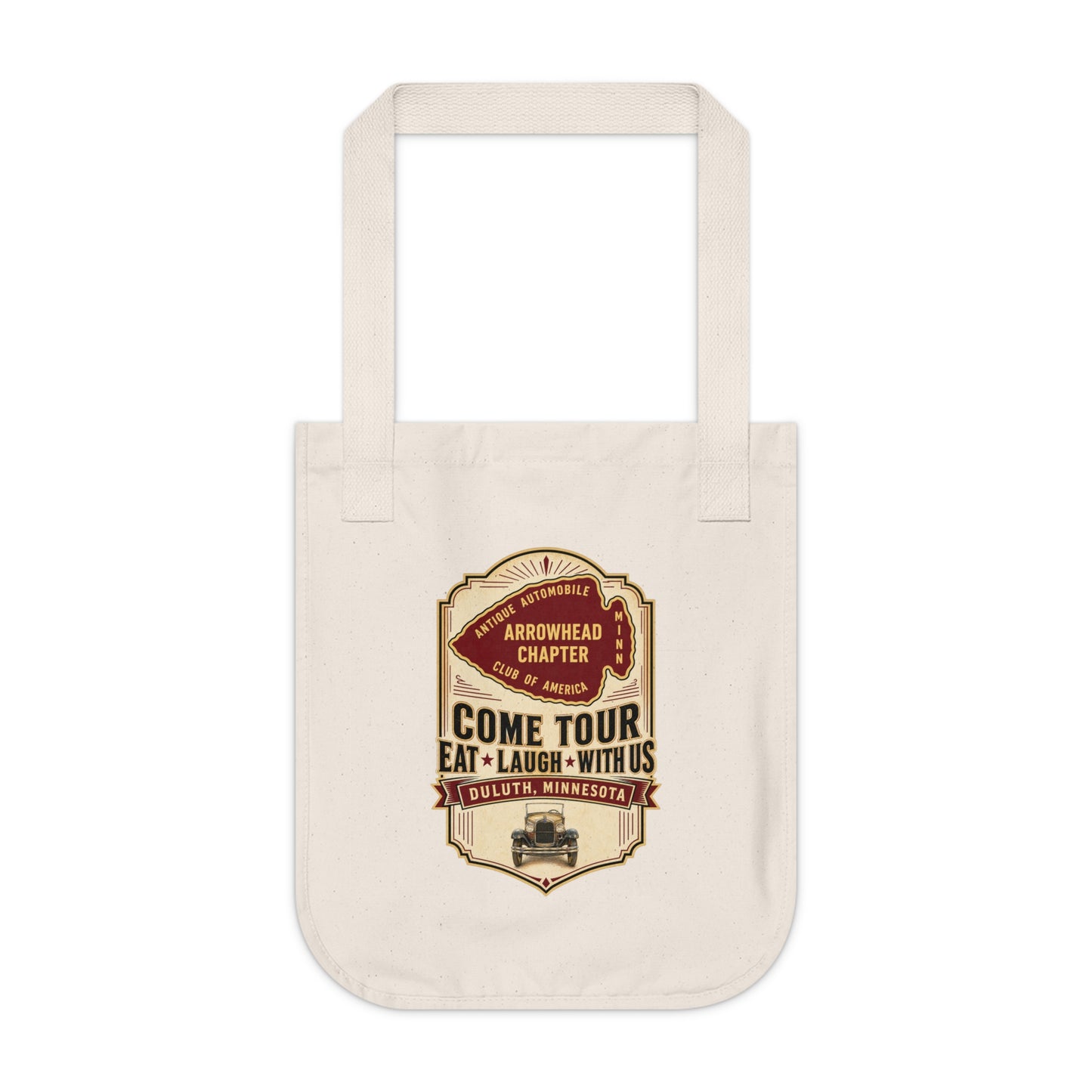 Arrowhead Chapter Antique Automobile Tote Bag — Graphic and Logos Canvas Tote