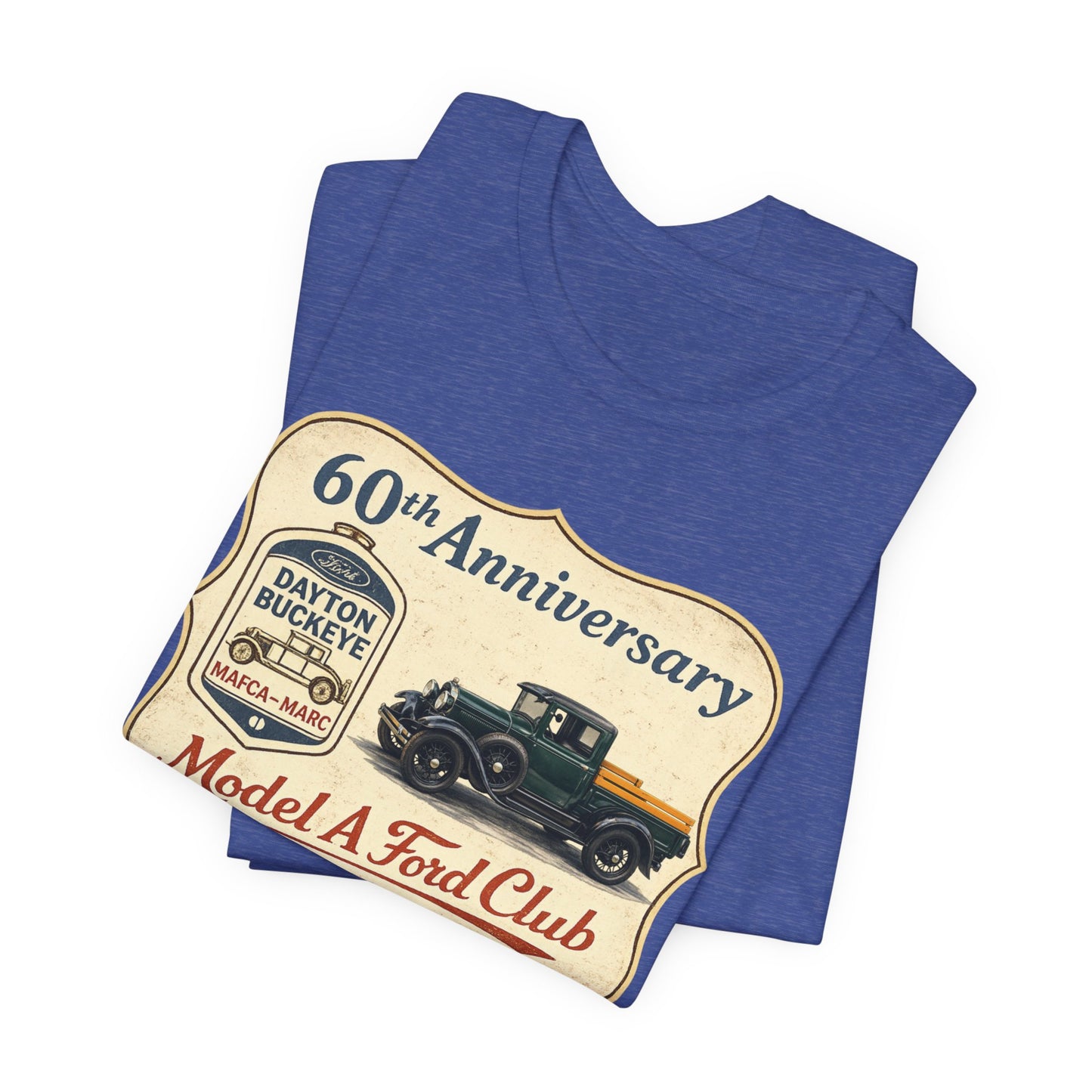 Dayton Buckeye Model A Ford Club 60th Anniversary Tee — Pickup (KS)
