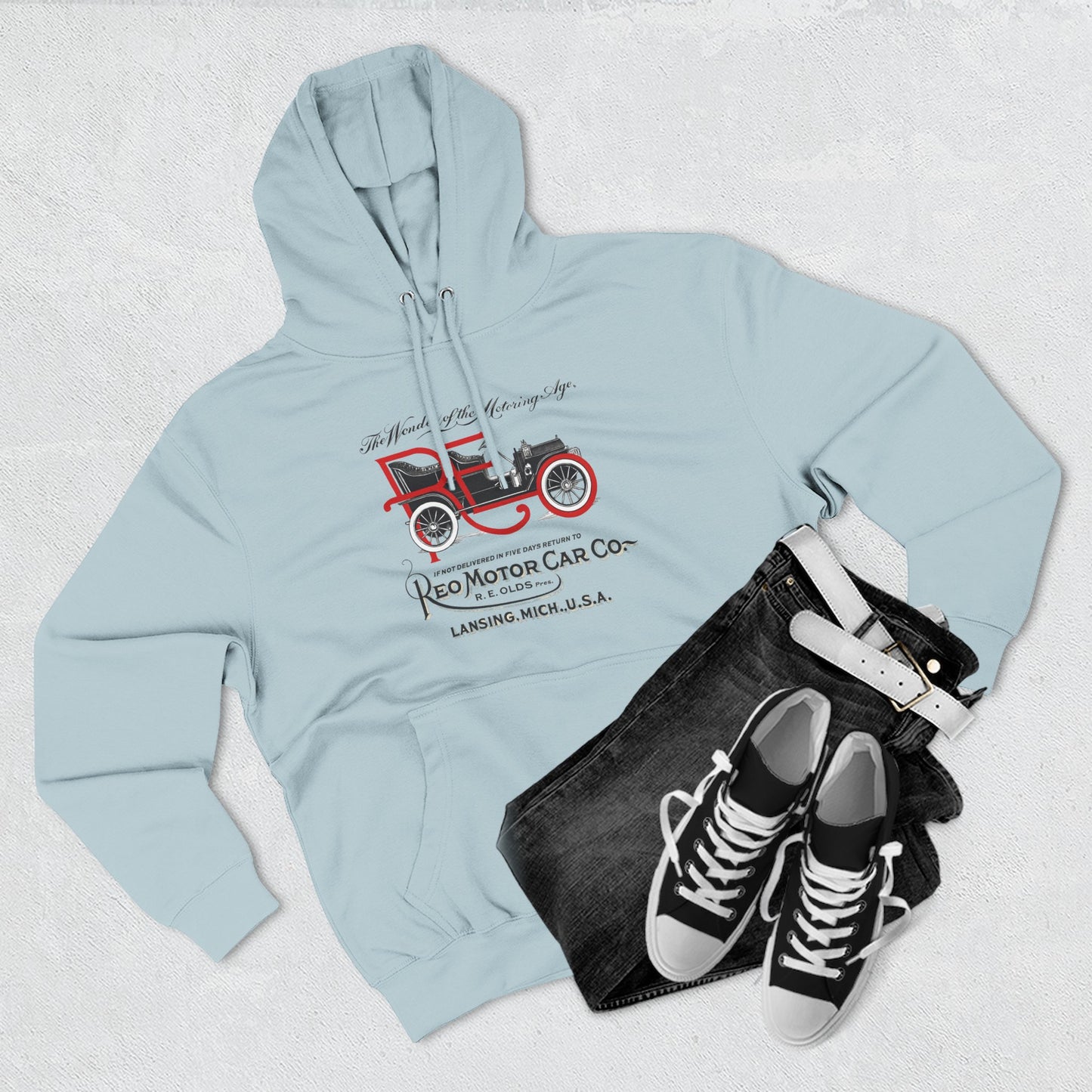 REO Motor Car Co. Fleece Hoodie