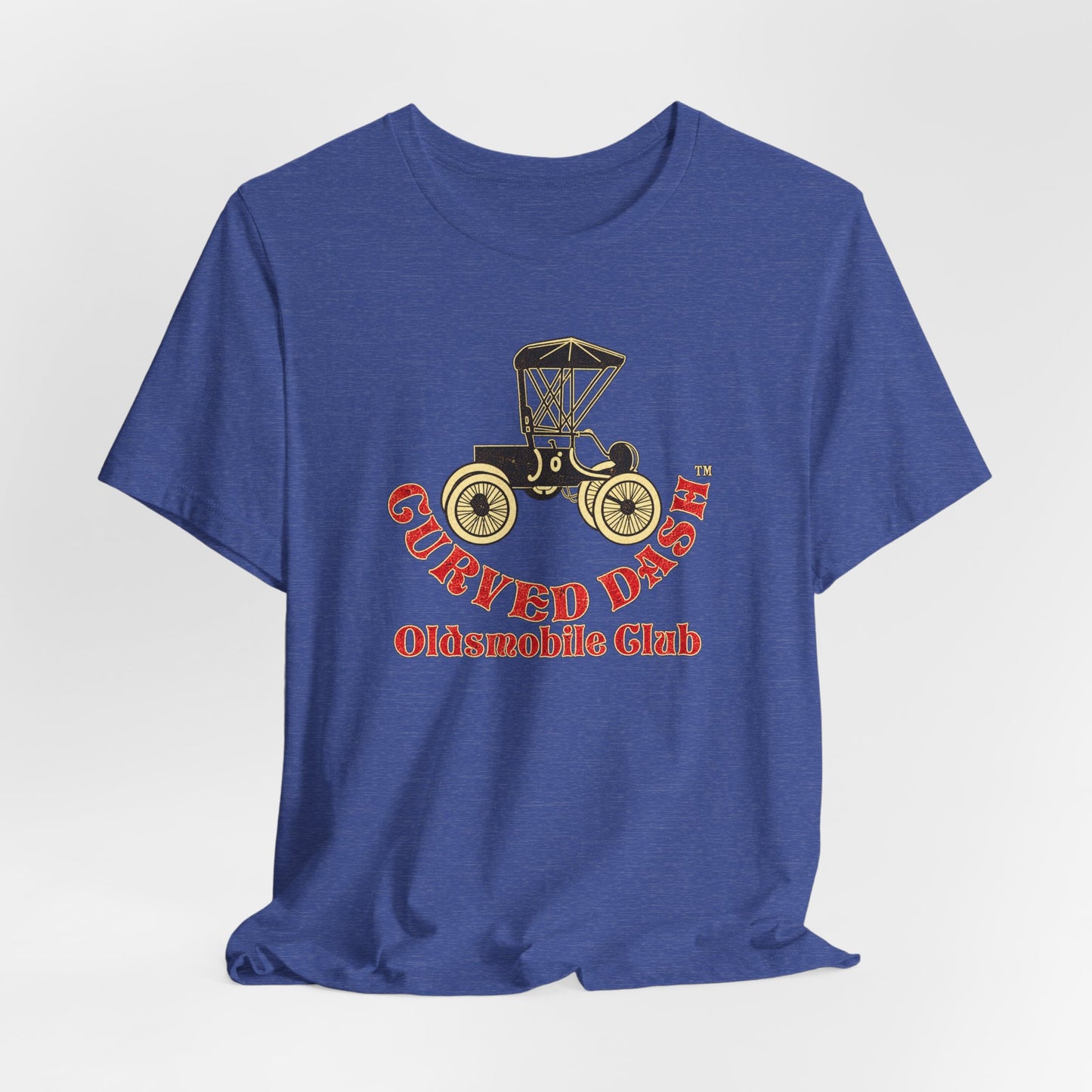 Curved Dash Oldsmobile Club T‑Shirt — Unisex Soft Short Sleeve Tee