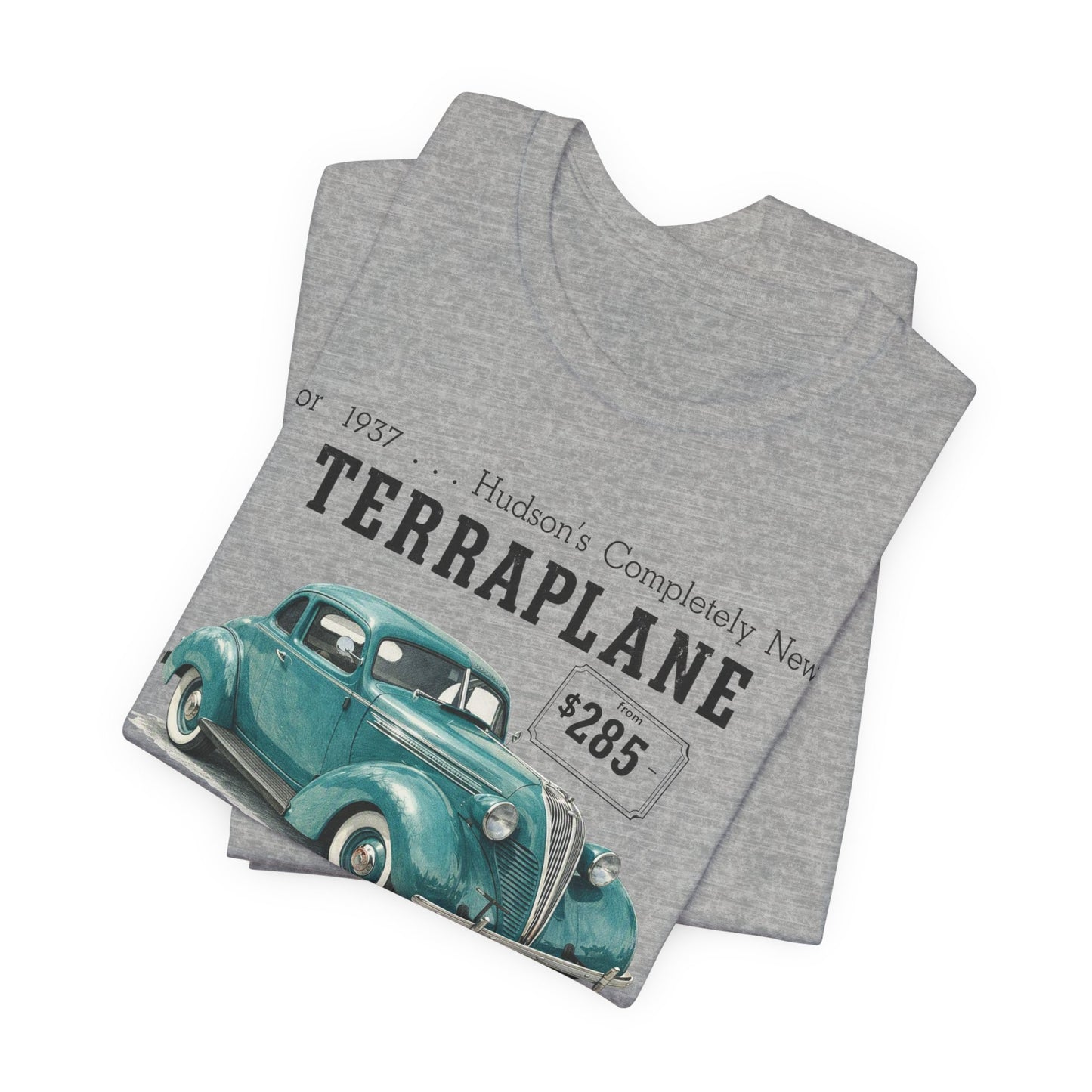 1937 Hudson Terraplane Utility Coupe - Unisex Jersey Short Sleeve Tee (JG)