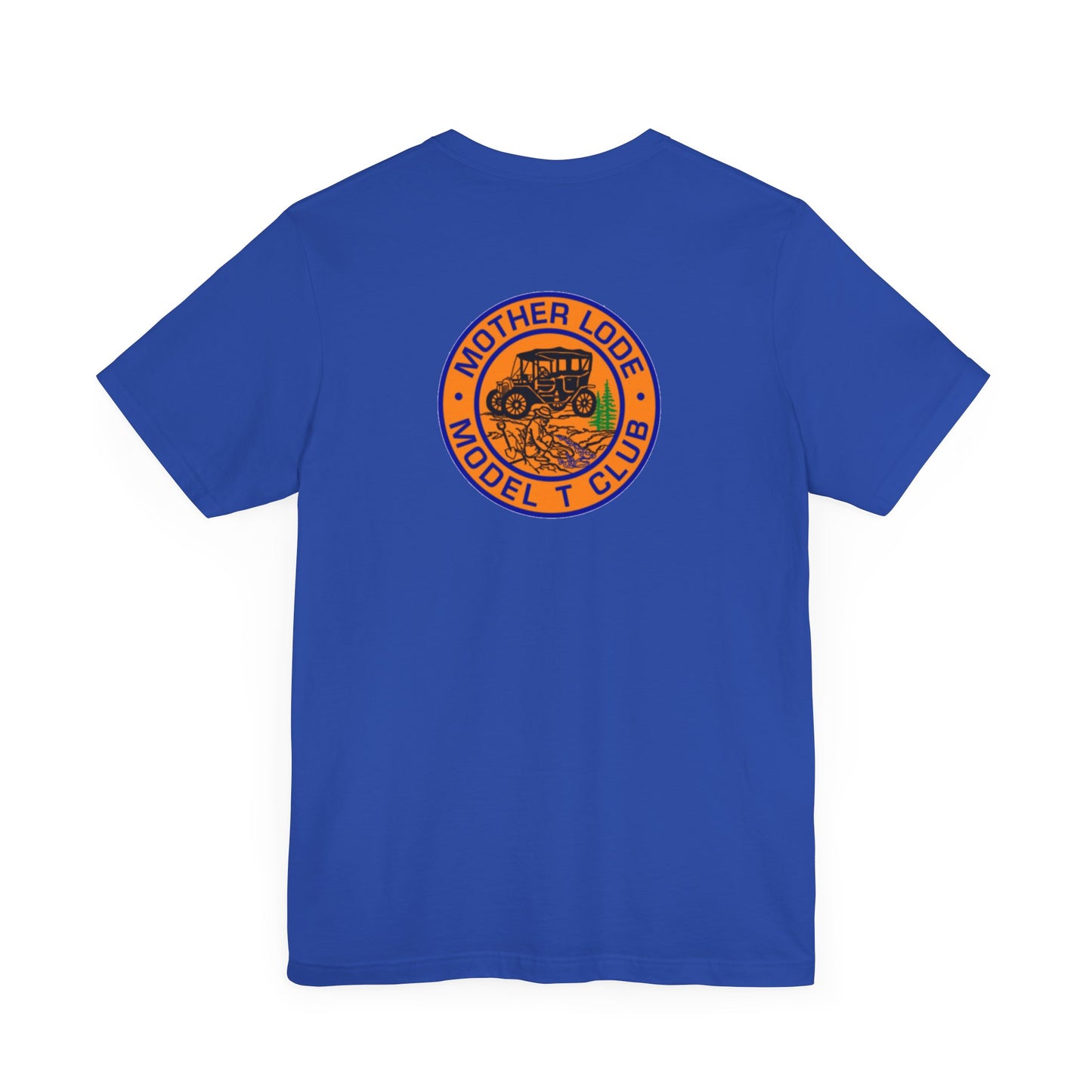Mother Lode Model T Club (front and back print) Unisex Jersey Short Sleeve Tee