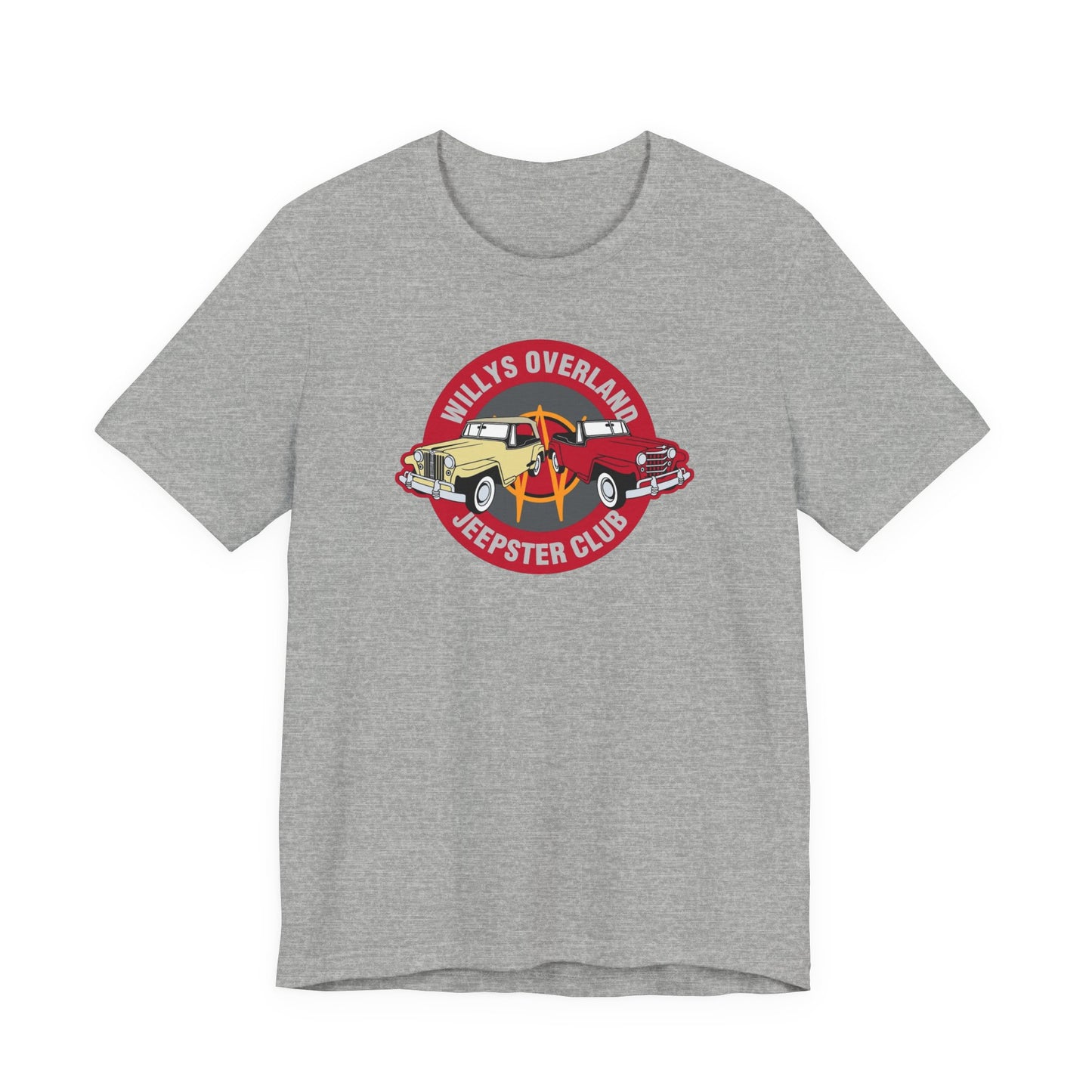 Willys Overland Jeepster Club T-Shirt - Unisex Jersey Short Sleeve Tee