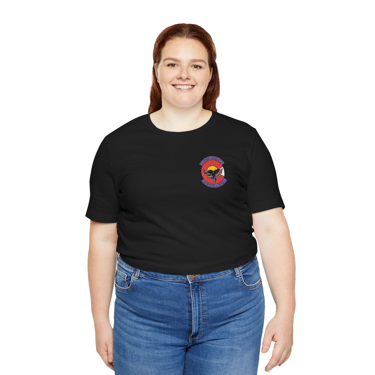Central Colorado Corvette Club - Embroidered Unisex Soft Style Tee