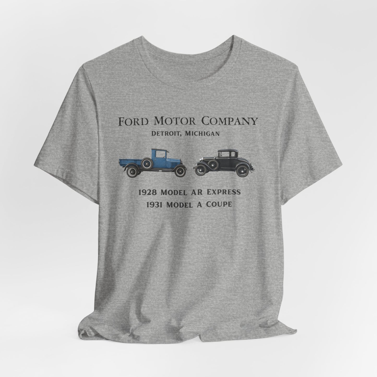 1928 Model AR & 1931 Coupe Classic Car T-Shirt (RBS)