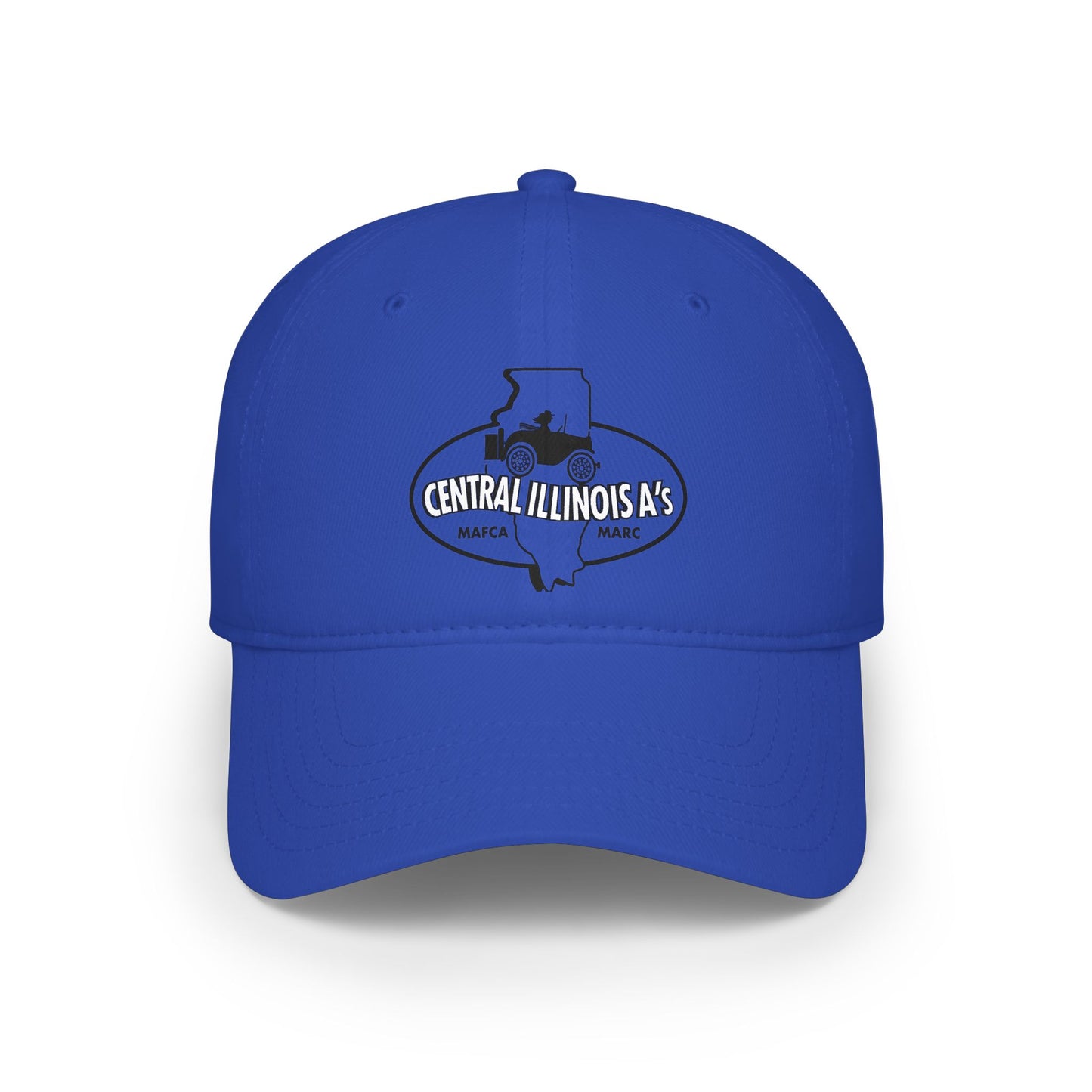 Central Illinois A's Low Profile Baseball Cap – Vintage State Logo Hat