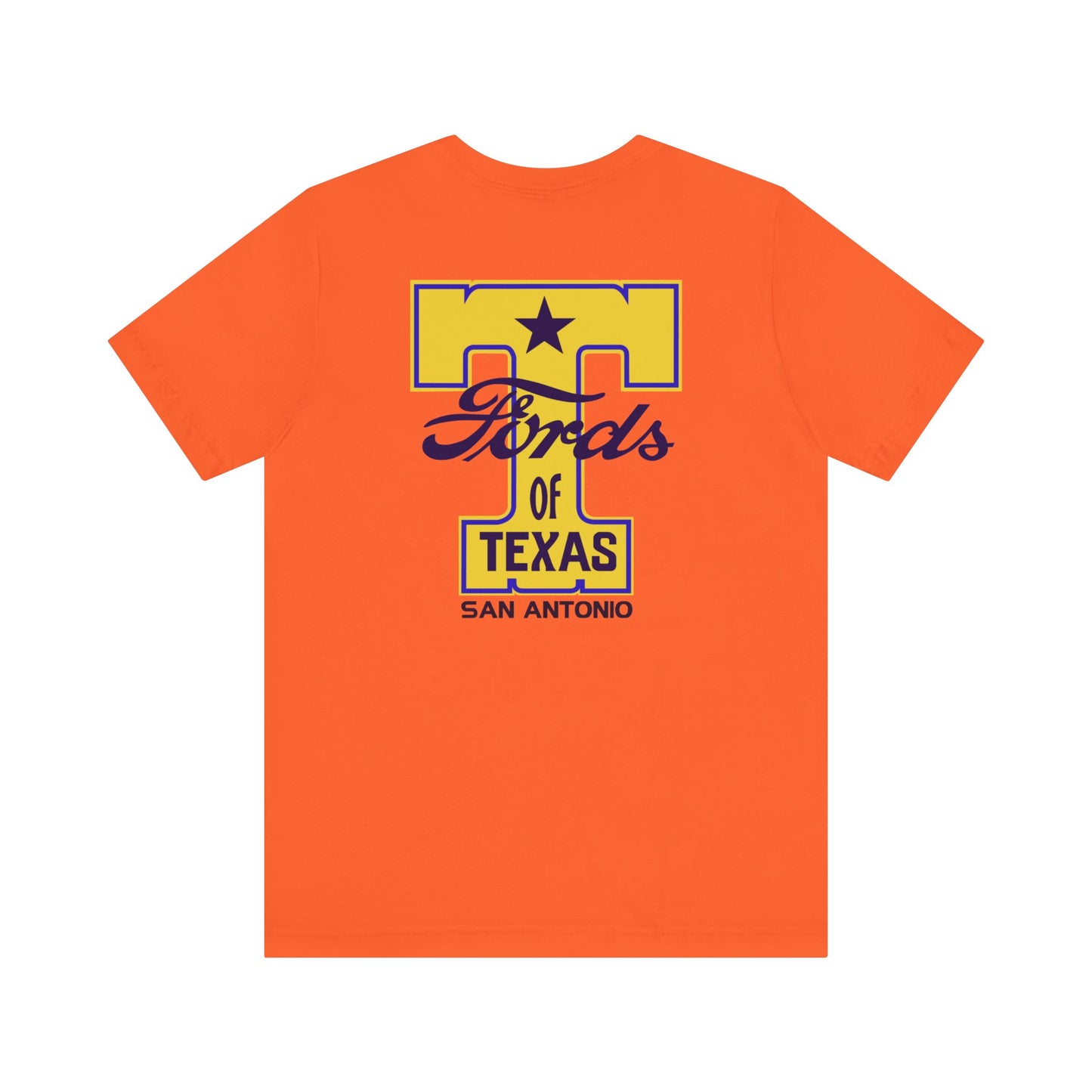 T Fords of Texas (front and back print) Unisex Jersey Short Sleeve Tee