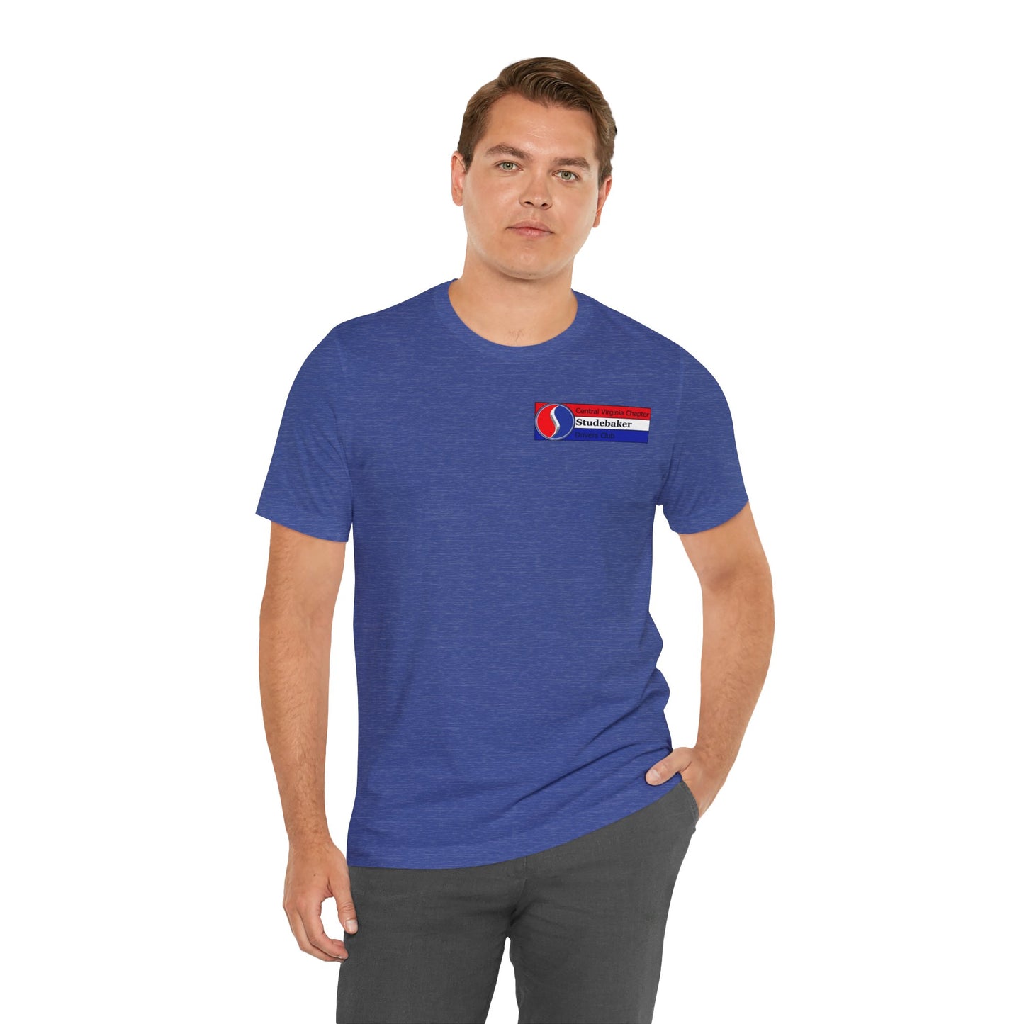Central Virginia Chapter Studebaker Drivers Club - Unisex Jersey Short Sleeve Tee
