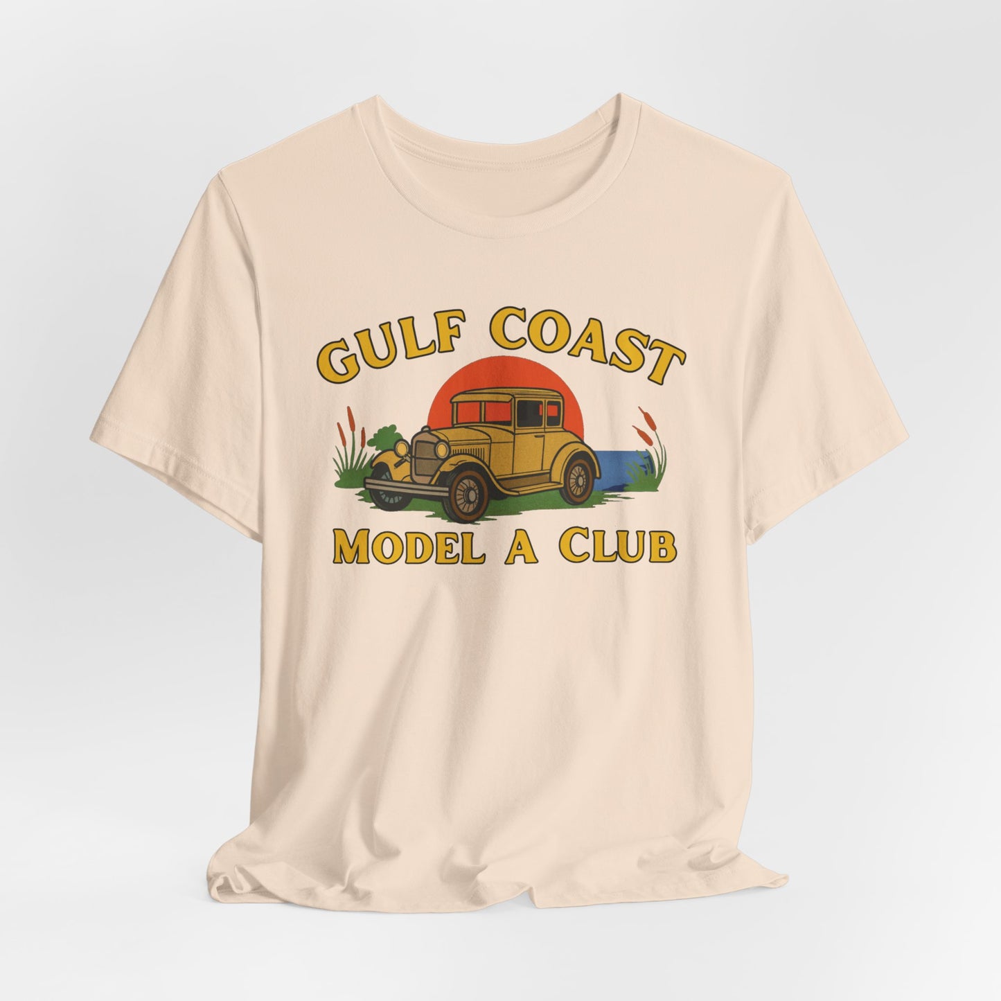 Gulf Coast Model A Club Tee — Vintage Car Graphic T-Shirt