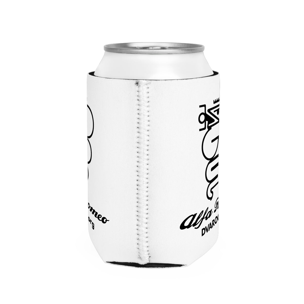 DVAROC.org Alfa Romeo Can Cooler Sleeve — Alfa Romeo DVAROC Logo Koozie