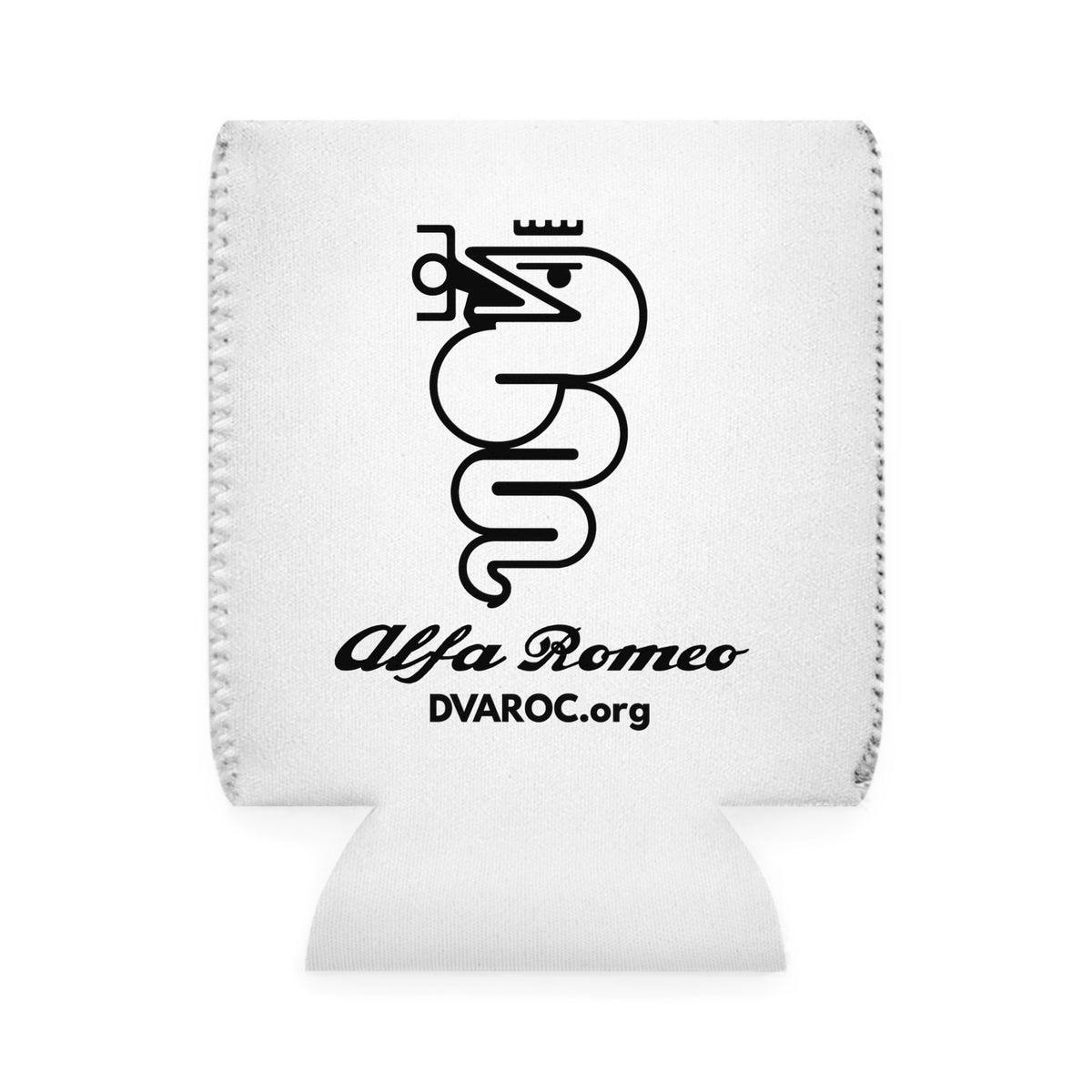 DVAROC.org Alfa Romeo Can Cooler Sleeve — Alfa Romeo DVAROC Logo Koozie