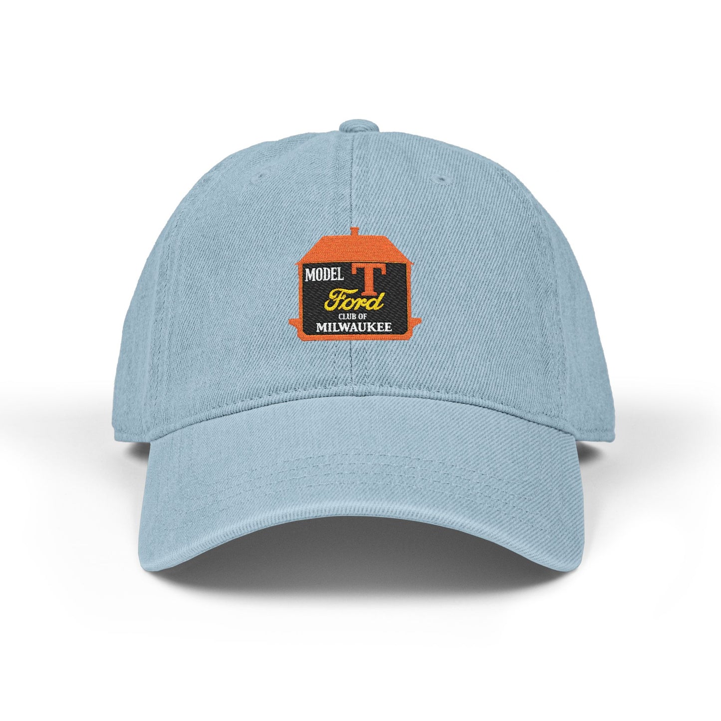 Greater Milwaukee Model T Ford Club Embroidered Denim Hat — Logo Cap