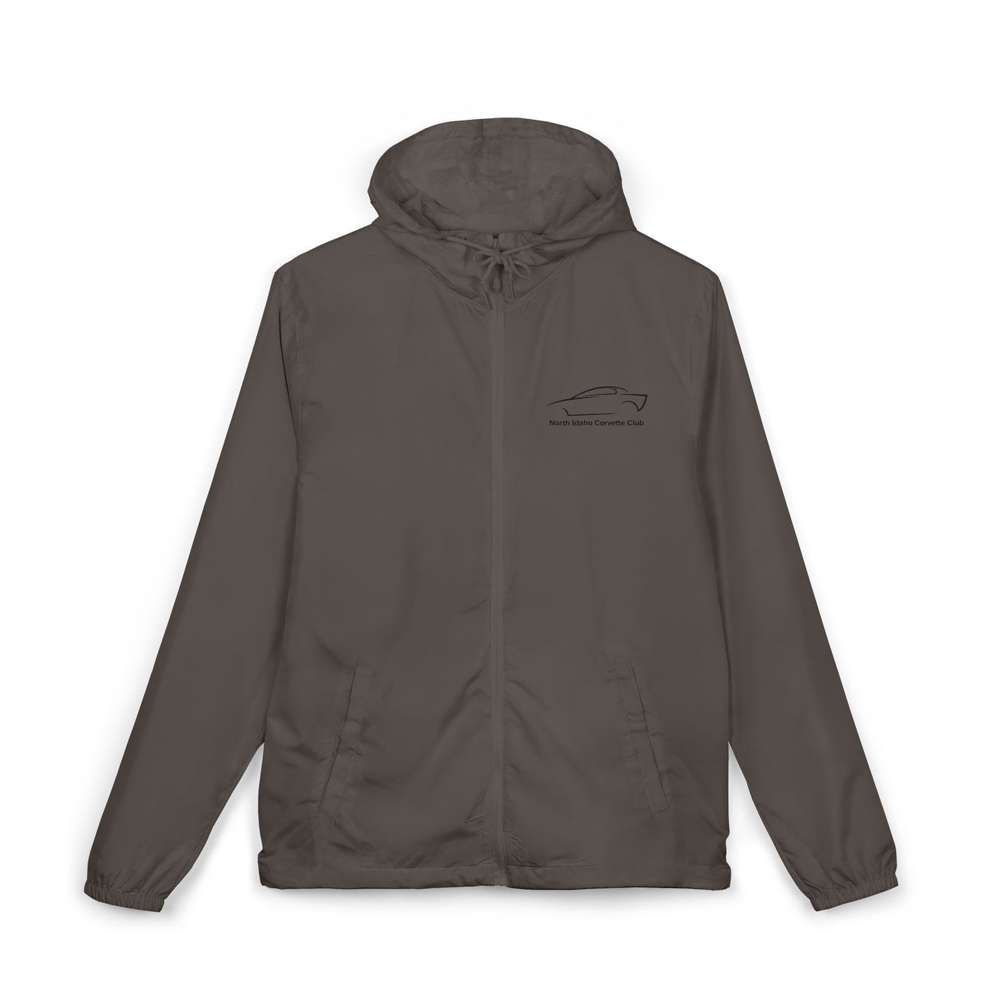 North Idaho Corvette Club Jacket — Unisex Full-Zip Windbreaker Jacket