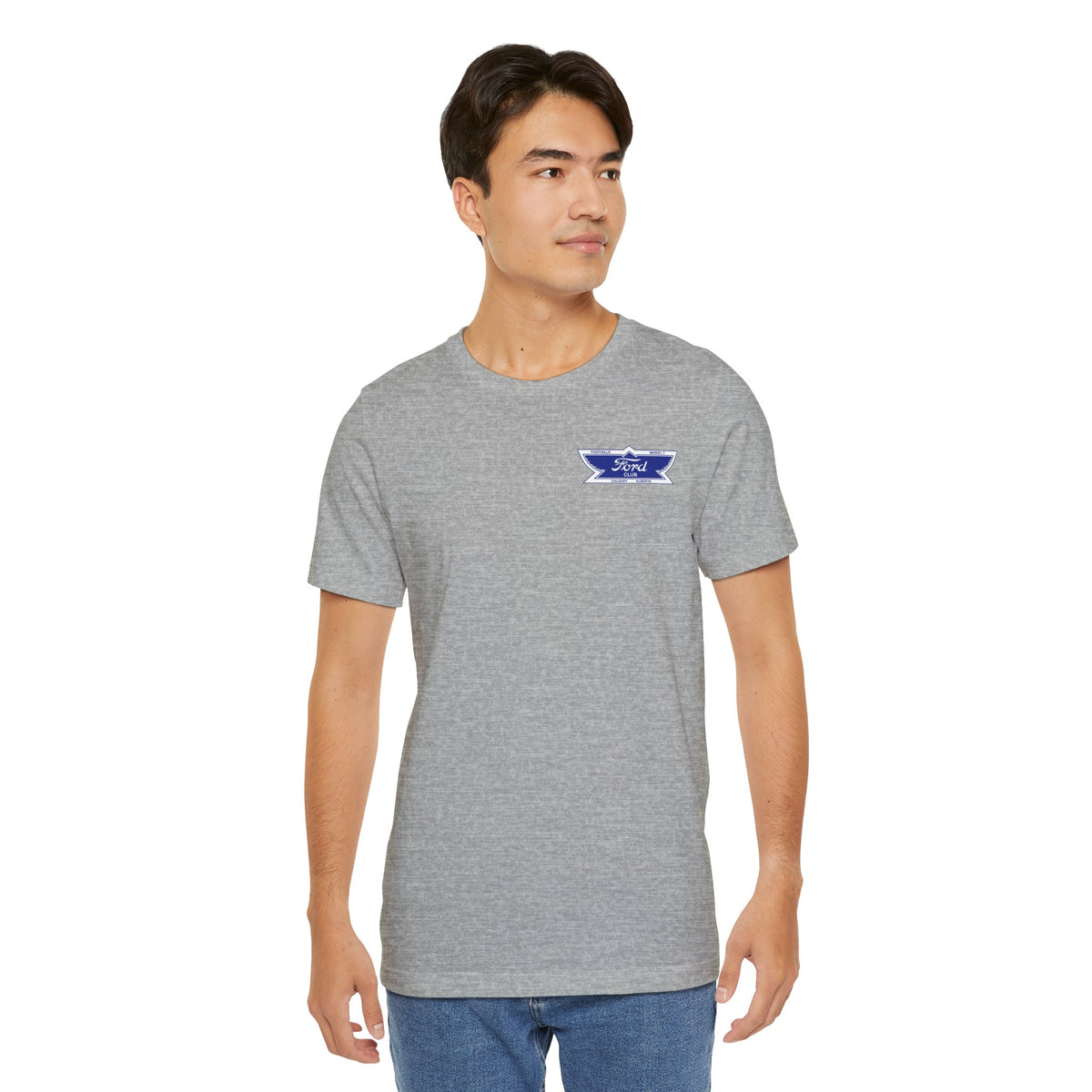 Foothills Model T Club Unisex Soft Tee — Small Front Logo