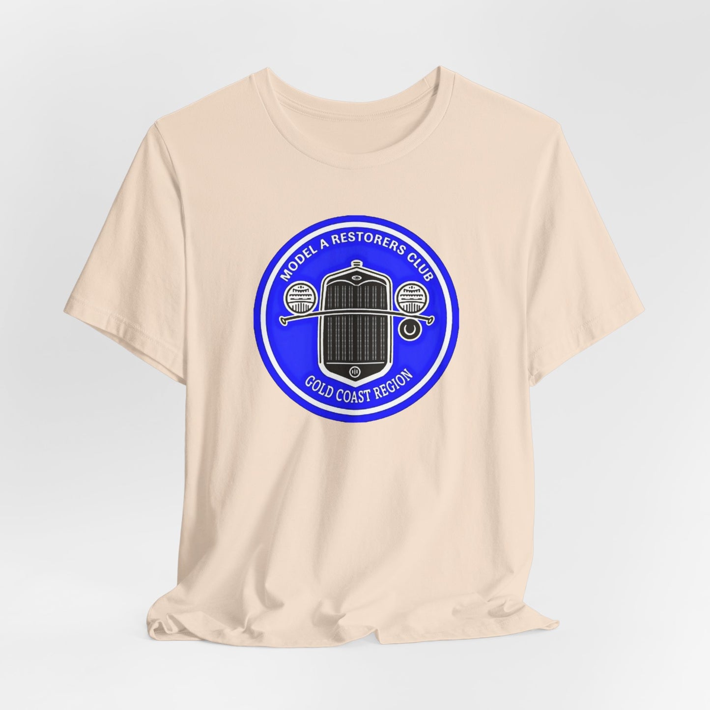 Model A Restorers Club Gold Coast Region T‑Shirt (large logo)