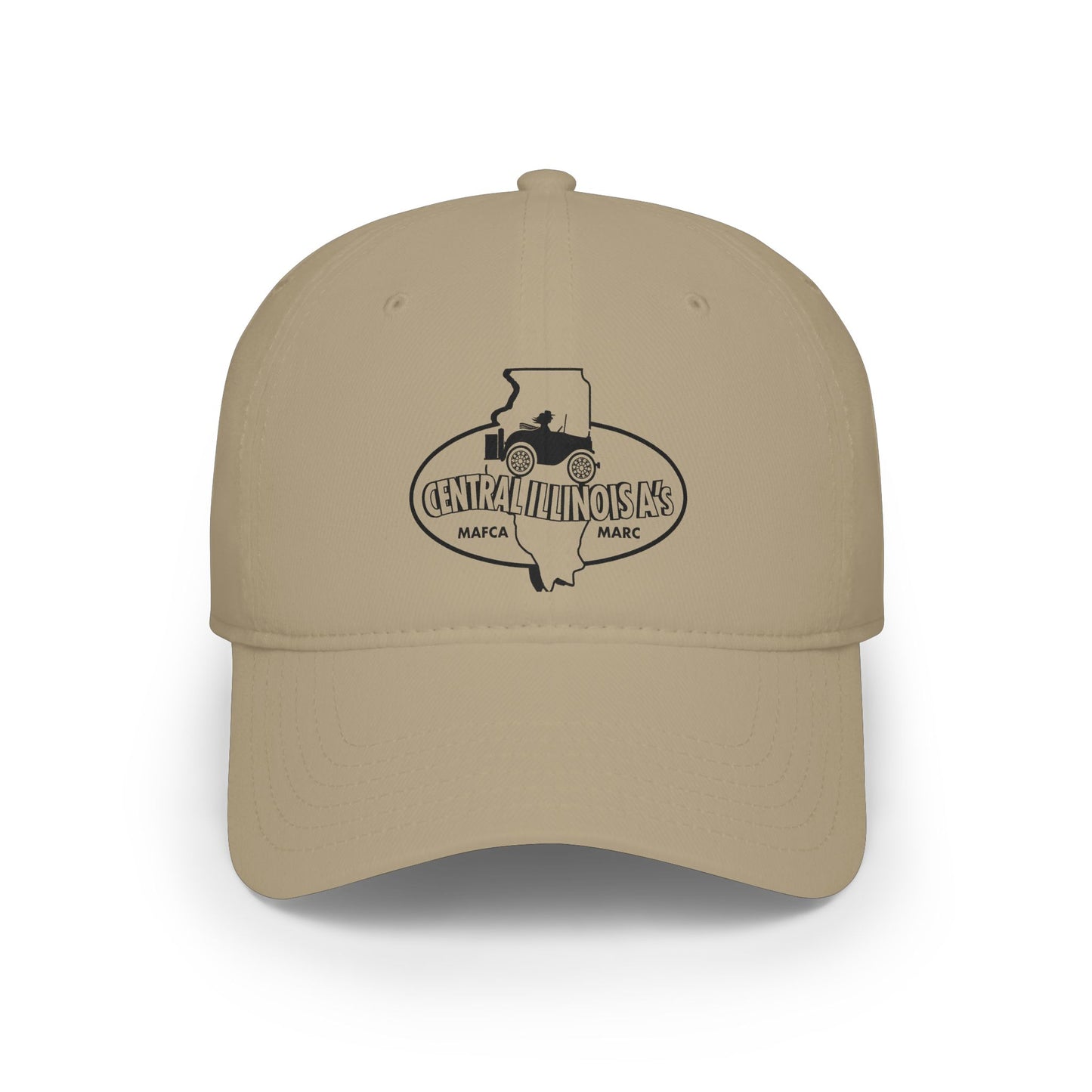 Central Illinois A's Low Profile Baseball Cap – Vintage State Logo Hat