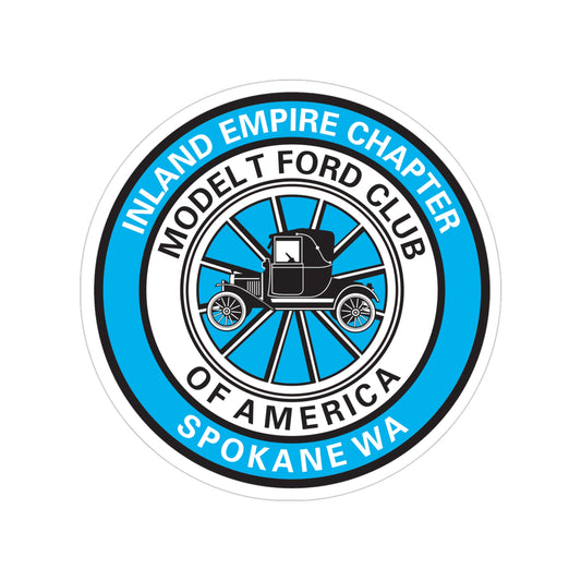 Inland Empire Chapter MTFCA Transparent Outdoor Stickers, Round, 1pcs