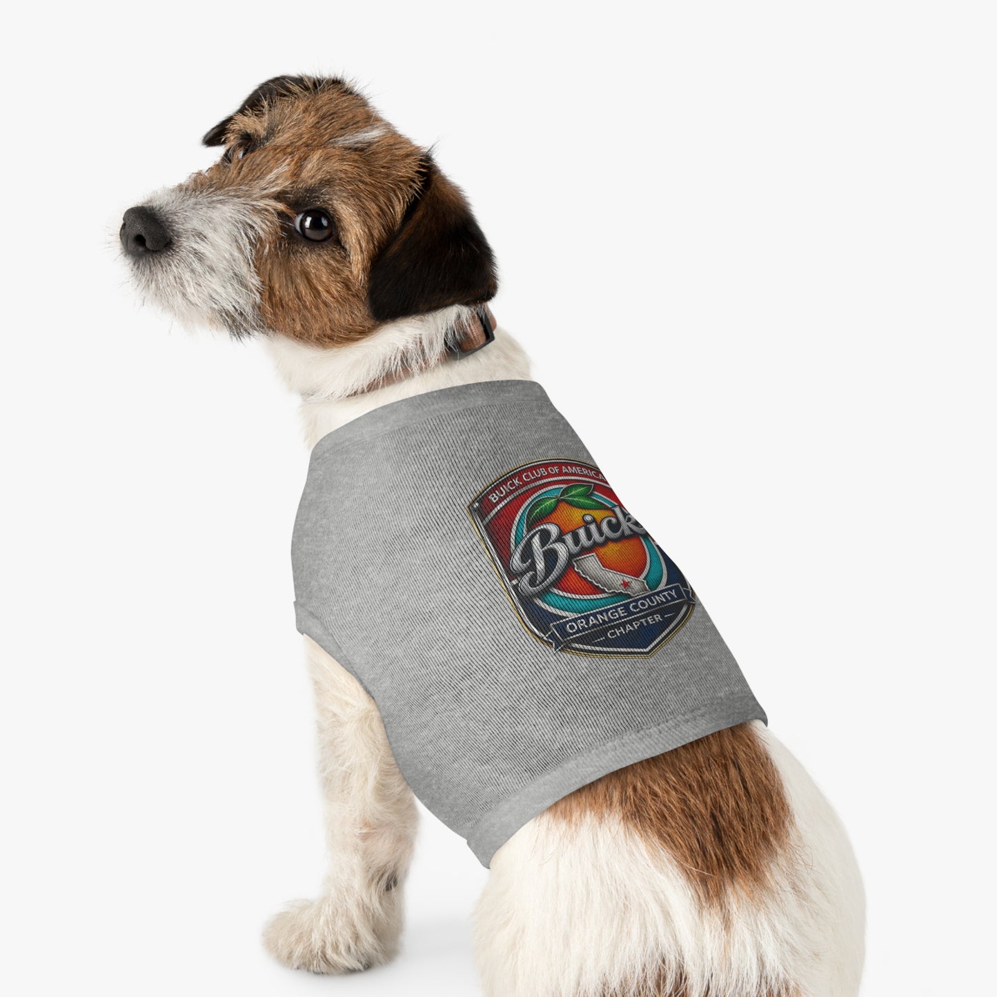 Buick Club of America Orange County Pet Tank Top — Logo Dog Shirt