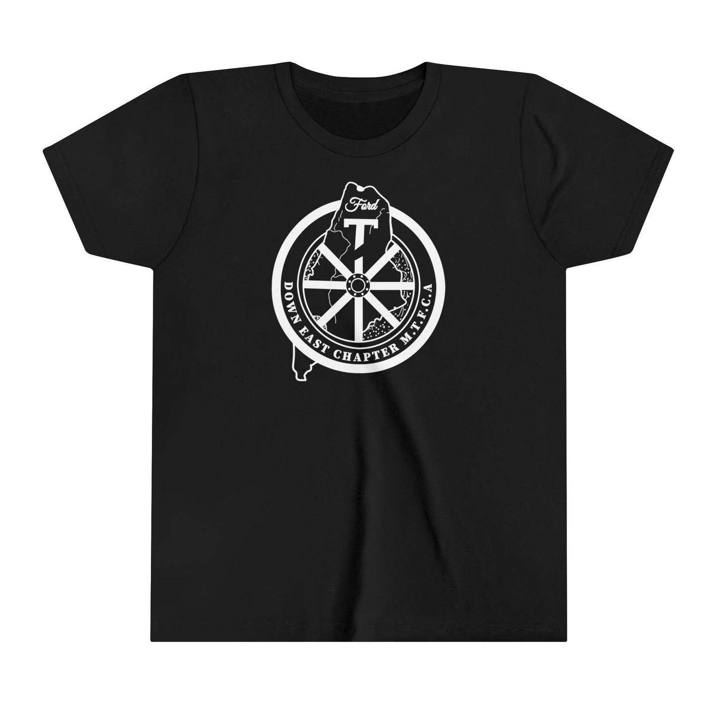 Down East Chapter Model T Ford Club Youth Short Sleeve Tee