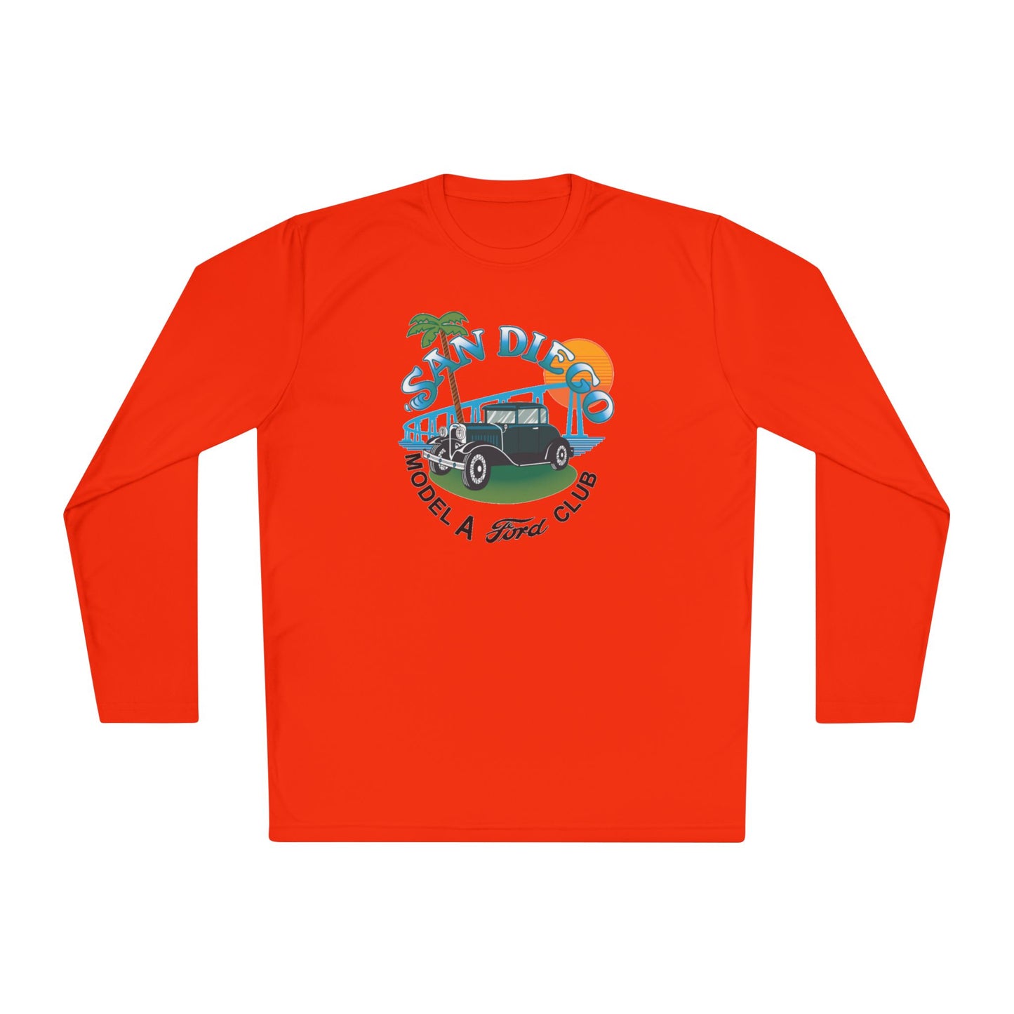 San Diego Model A Ford Club — Unisex Lightweight Long Sleeve Tee