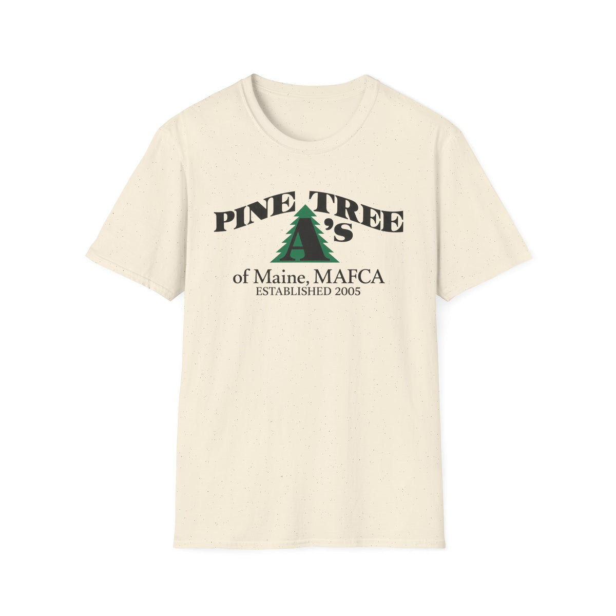 Pine Tree A's of Maine, MAFCA T-Shirt — Unisex Softstyle T-Shirt