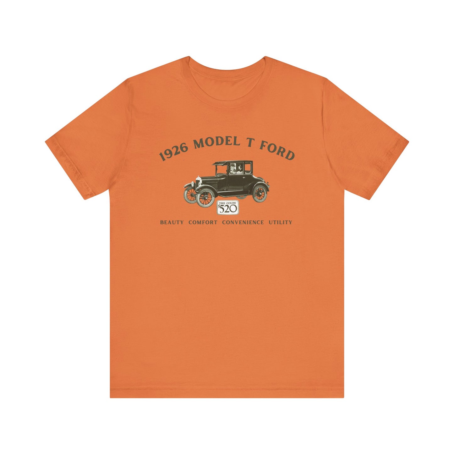 1926 Model T Ford Coupe - Classic Car Enthusiast Shirt