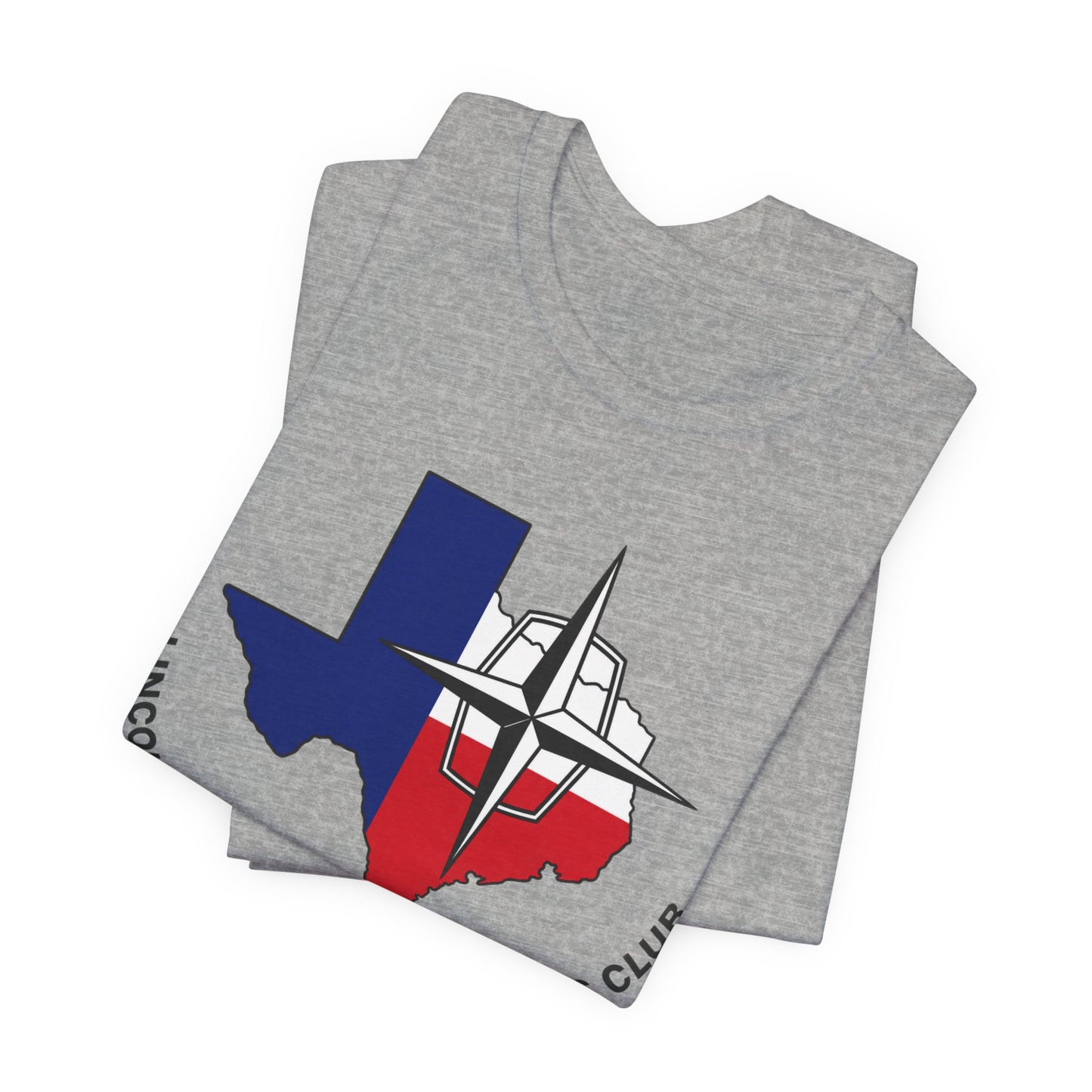 Lincoln & Continental Owners Club - Texas Gulf Coast Region T‑Shirt — Unisex Jersey Short Sleeve Tee