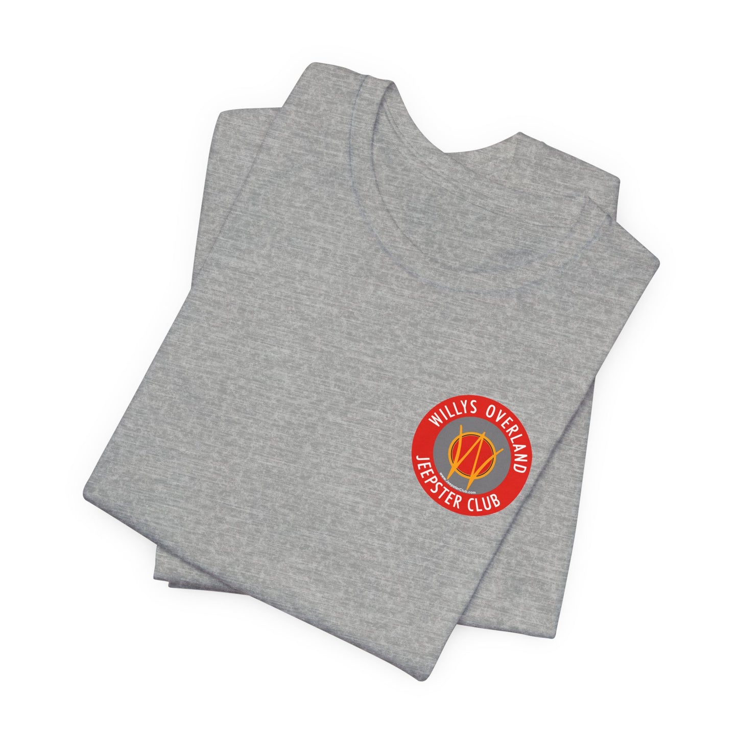 Willys Overland Jeepster Club T‑Shirt — Front and Back Logos