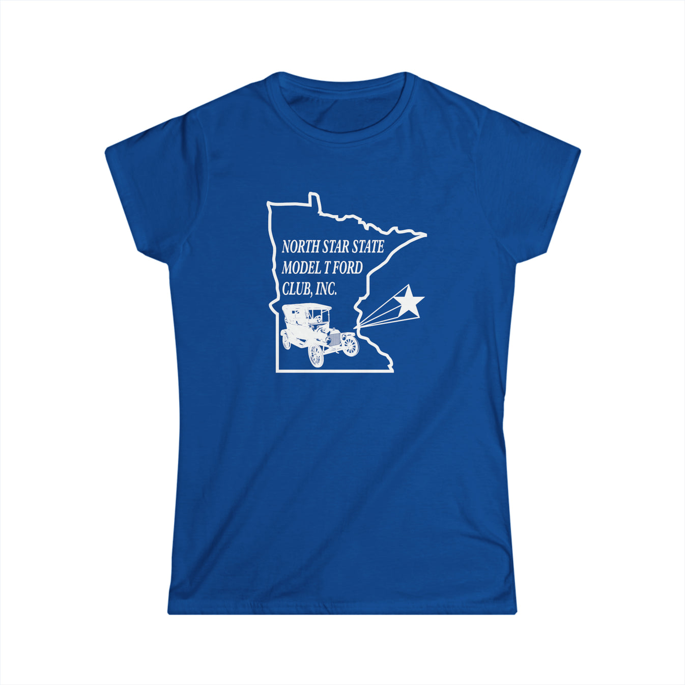 North Star State Model T Club Women's Softstyle Tee – Car Club T Shirts.com