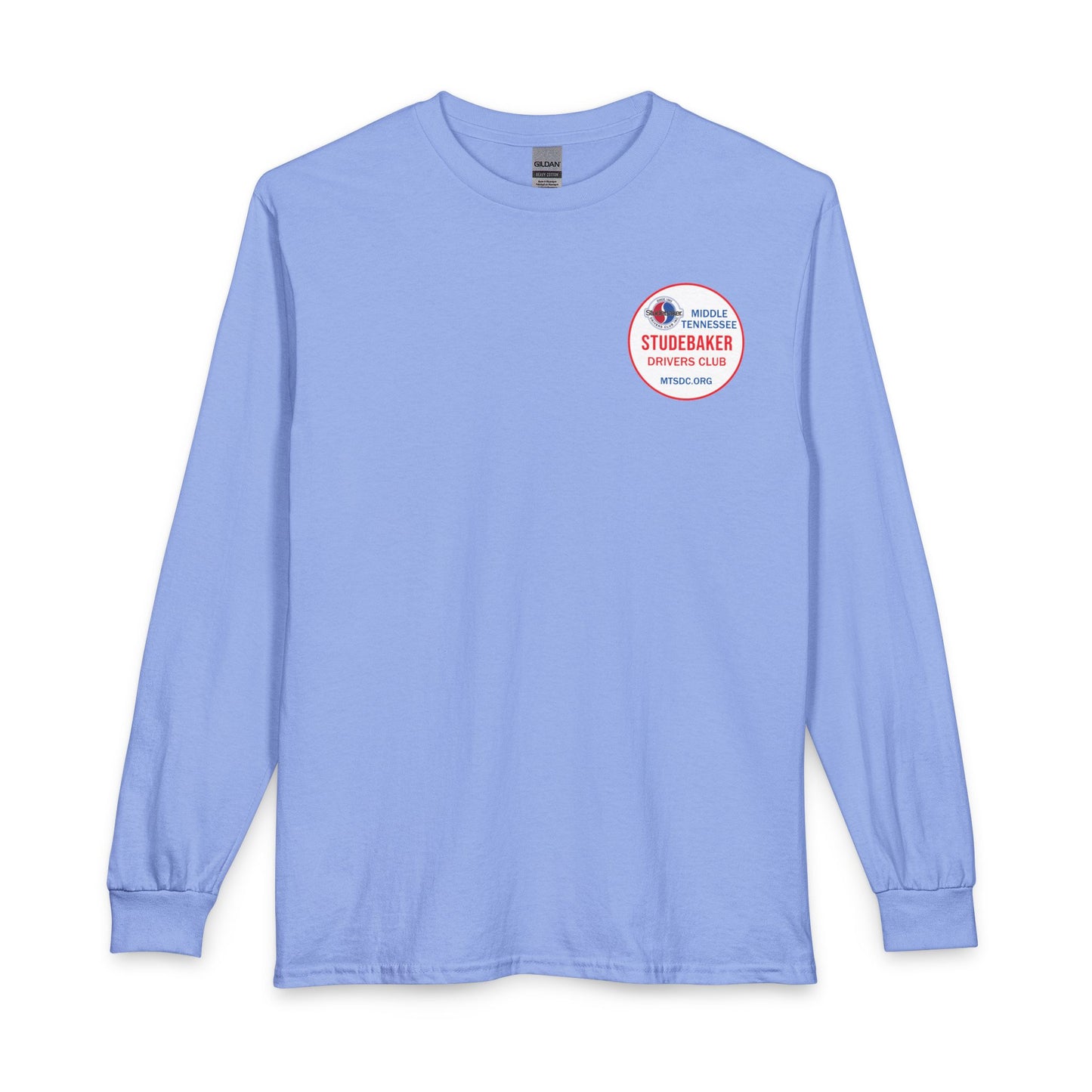 Middle Tennessee Studebaker Drivers Club Chapter Soft Long Sleeve Tee - Front and Back Logos