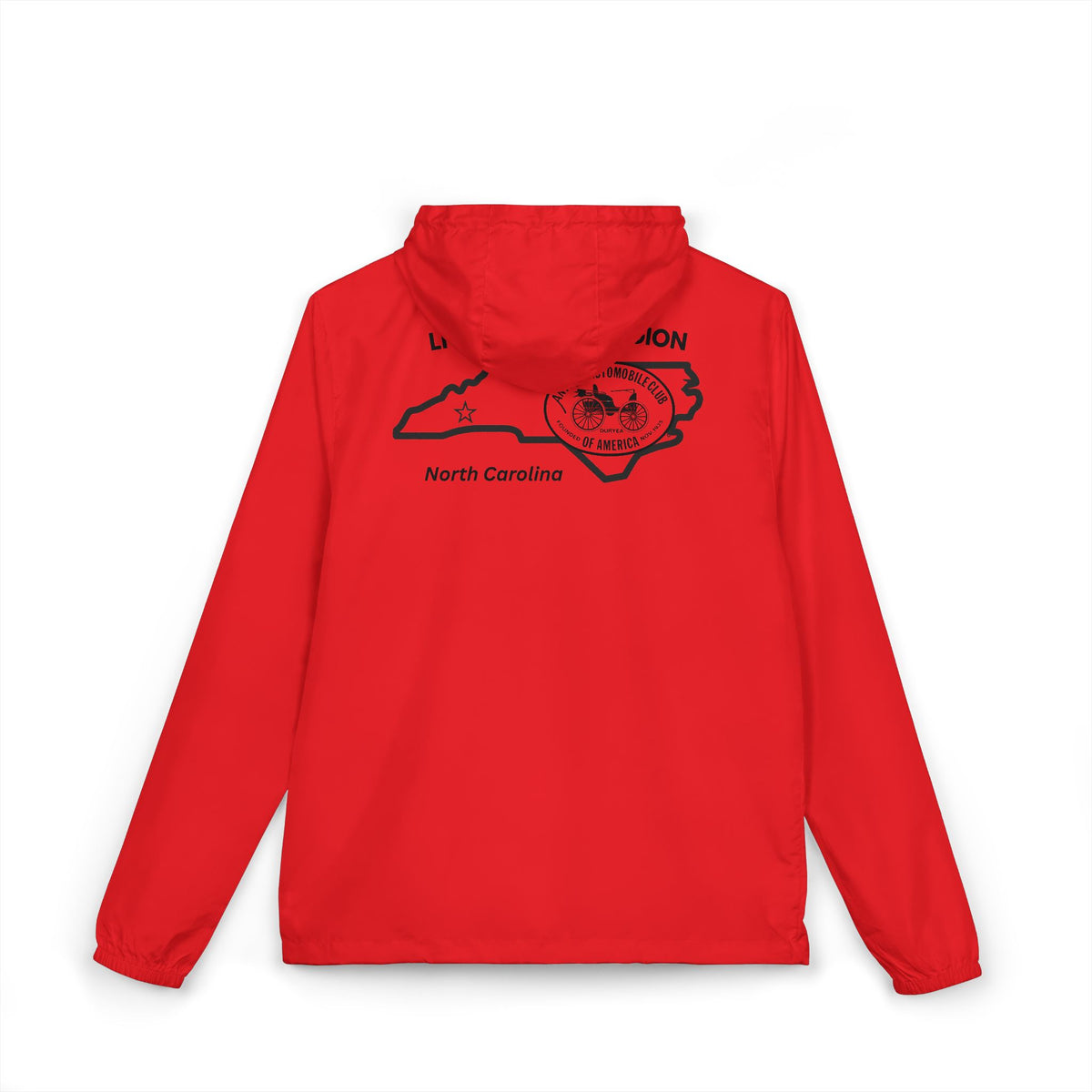 Little Detroit Region AACA Windbreaker Jacket — Front and Back Logos