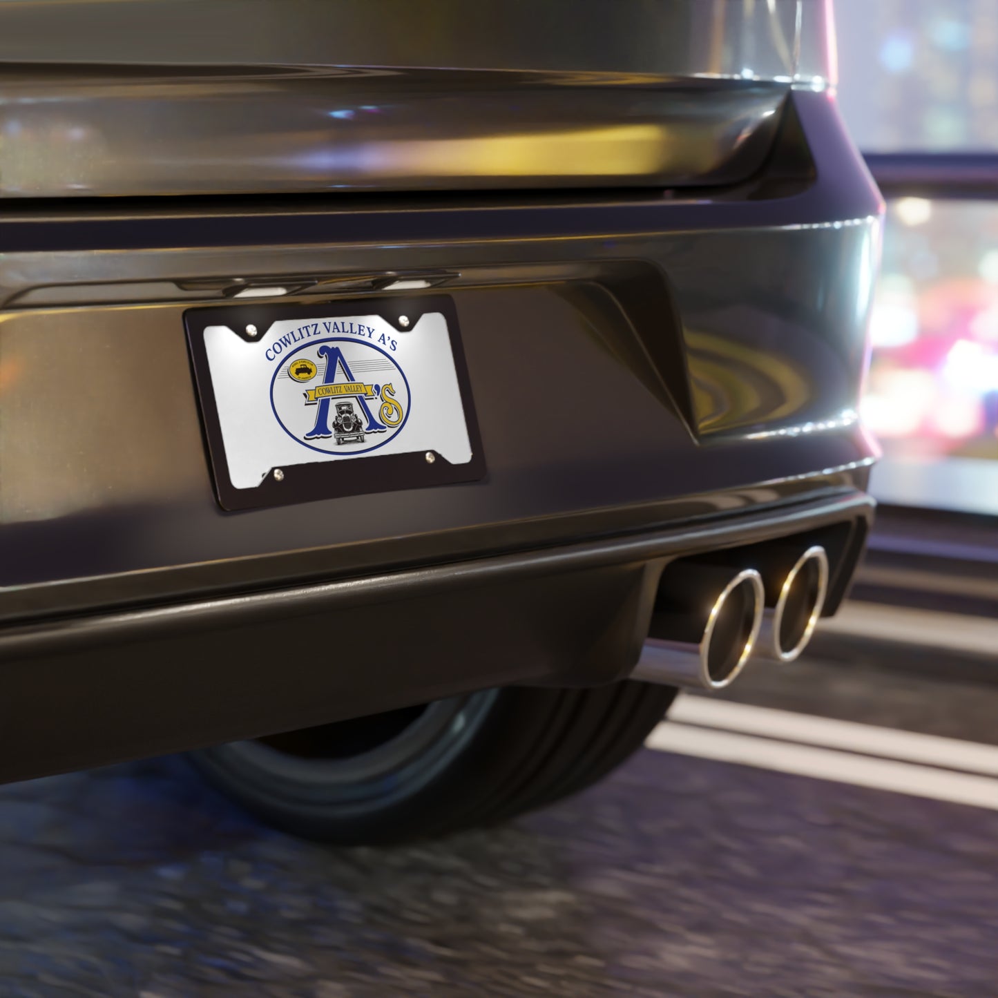 Cowlitz Valley A’s Classic Car Vanity Plate