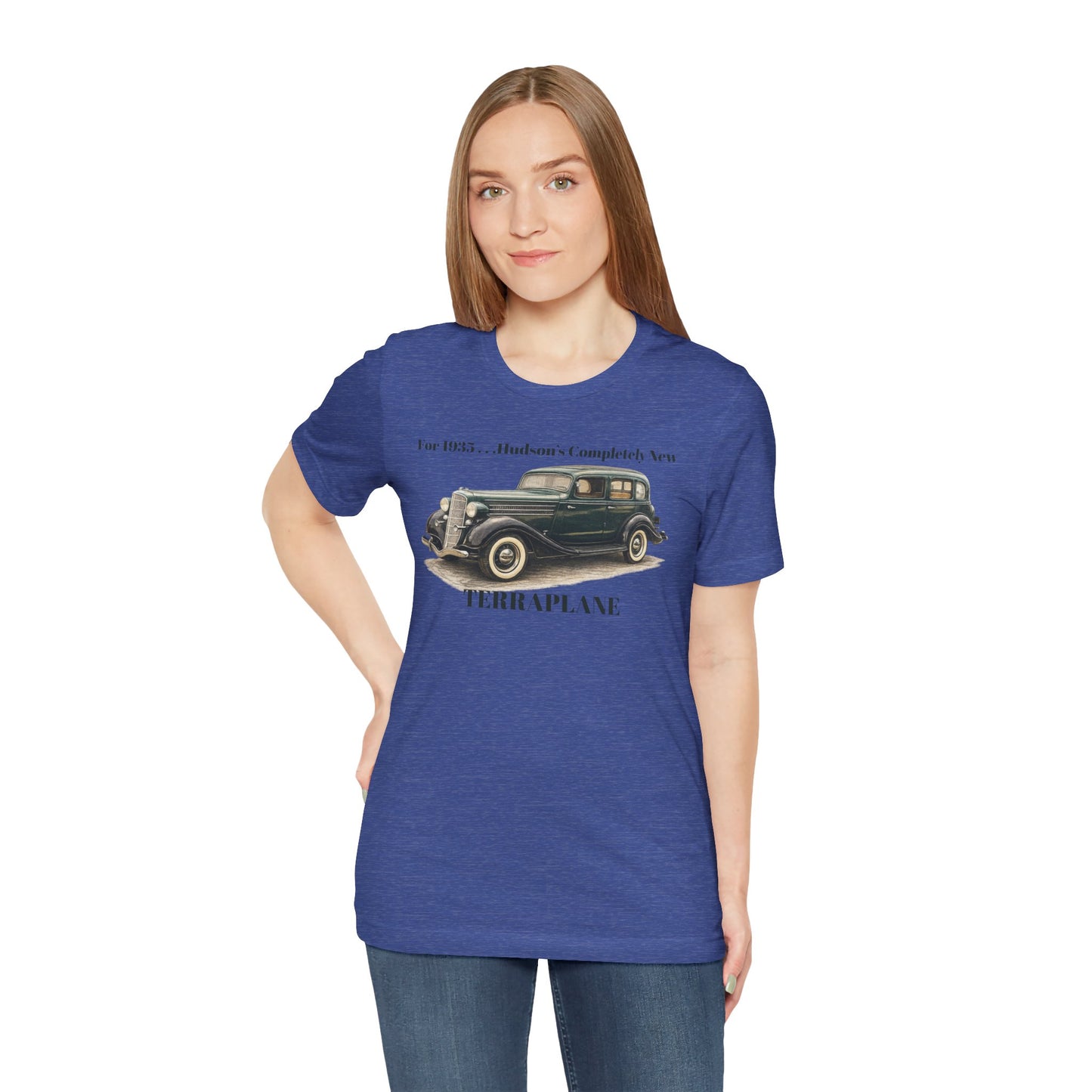 1935 Hudson Terraplane Classic Auto T‑Shirt Tee – Unisex Jersey Short Sleeve Tee (BJ)