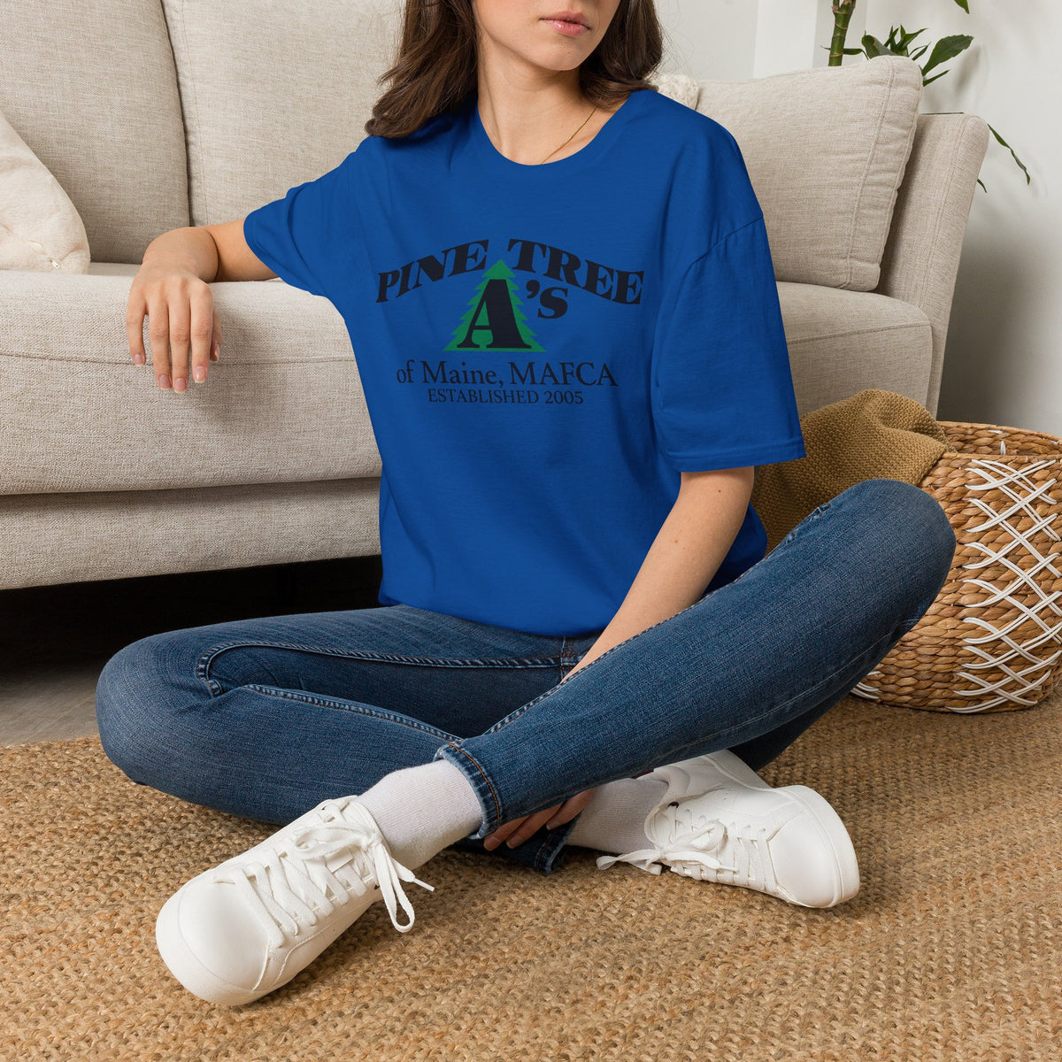 Pine Tree A's of Maine, MAFCA T-Shirt — Unisex Softstyle T-Shirt
