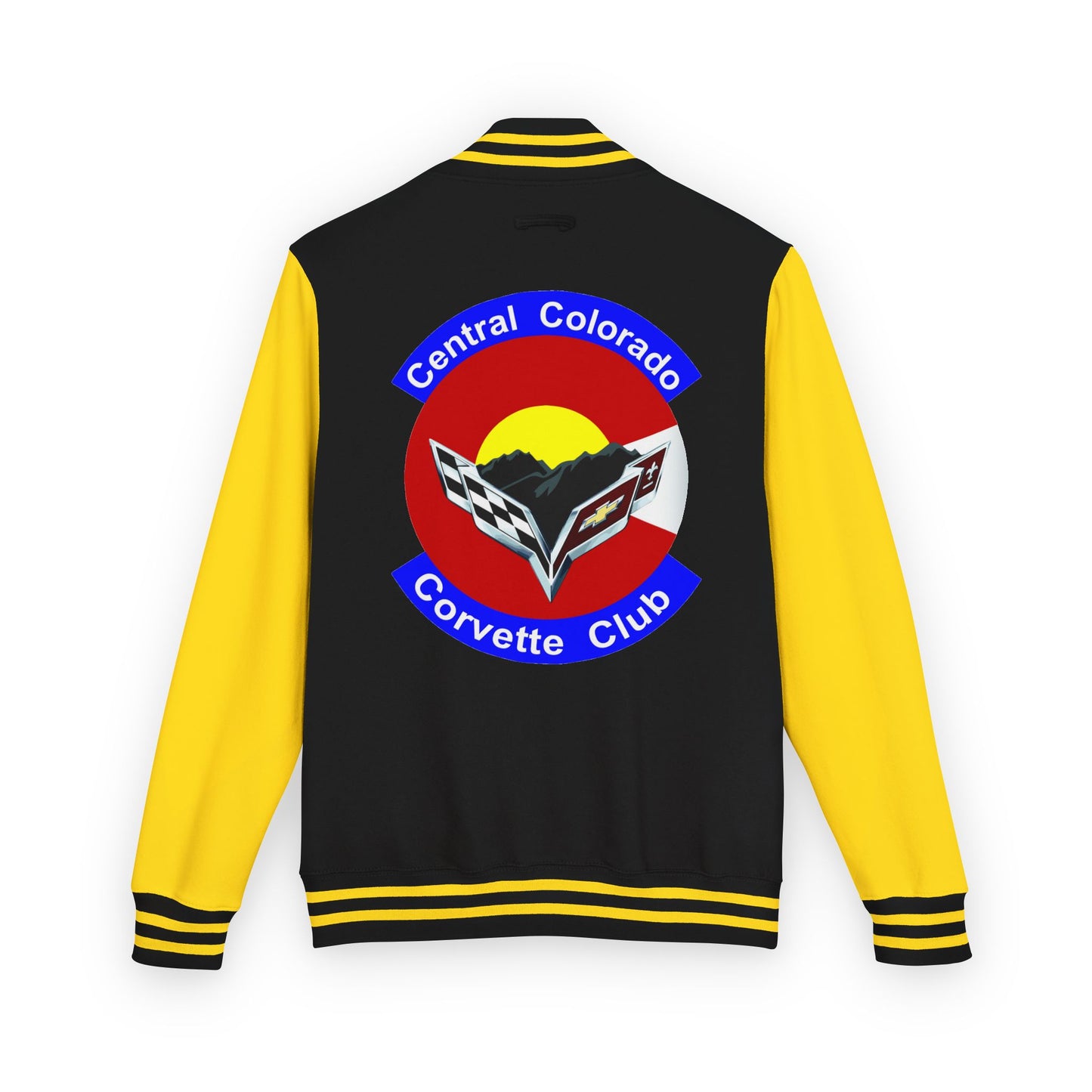Central Colorado Corvette Club Varsity Letterman Jacket - Printed