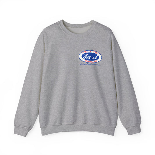 F.A.S.T. Ford "A" Speed Technology (front & back logo) Unisex Crewneck Sweatshirt