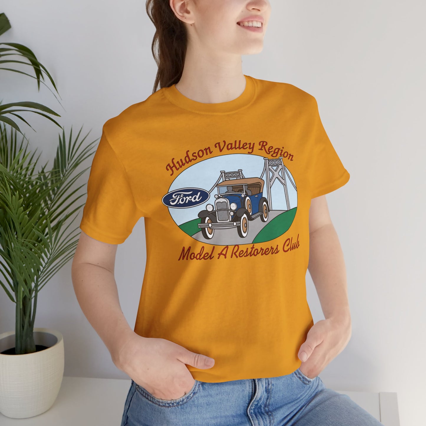 Hudson Valley Region Model A Restorers Club T‑Shirt — Hudson Valley Region Vintage Ford Tee
