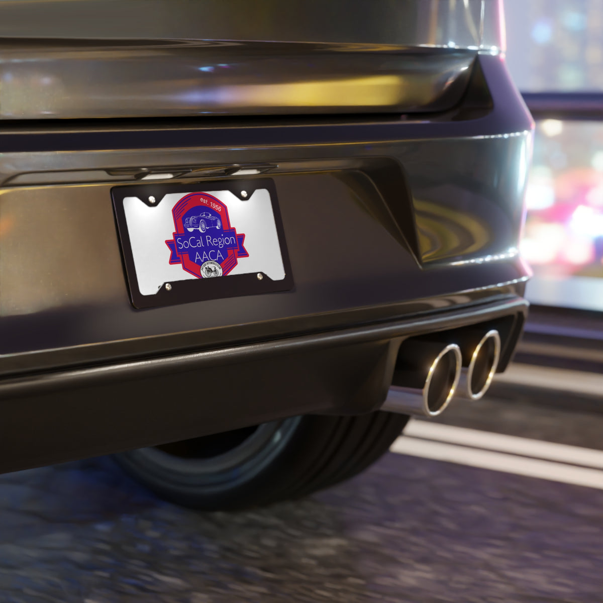 SoCal Region AACA Design - Custom Vanity License Plate