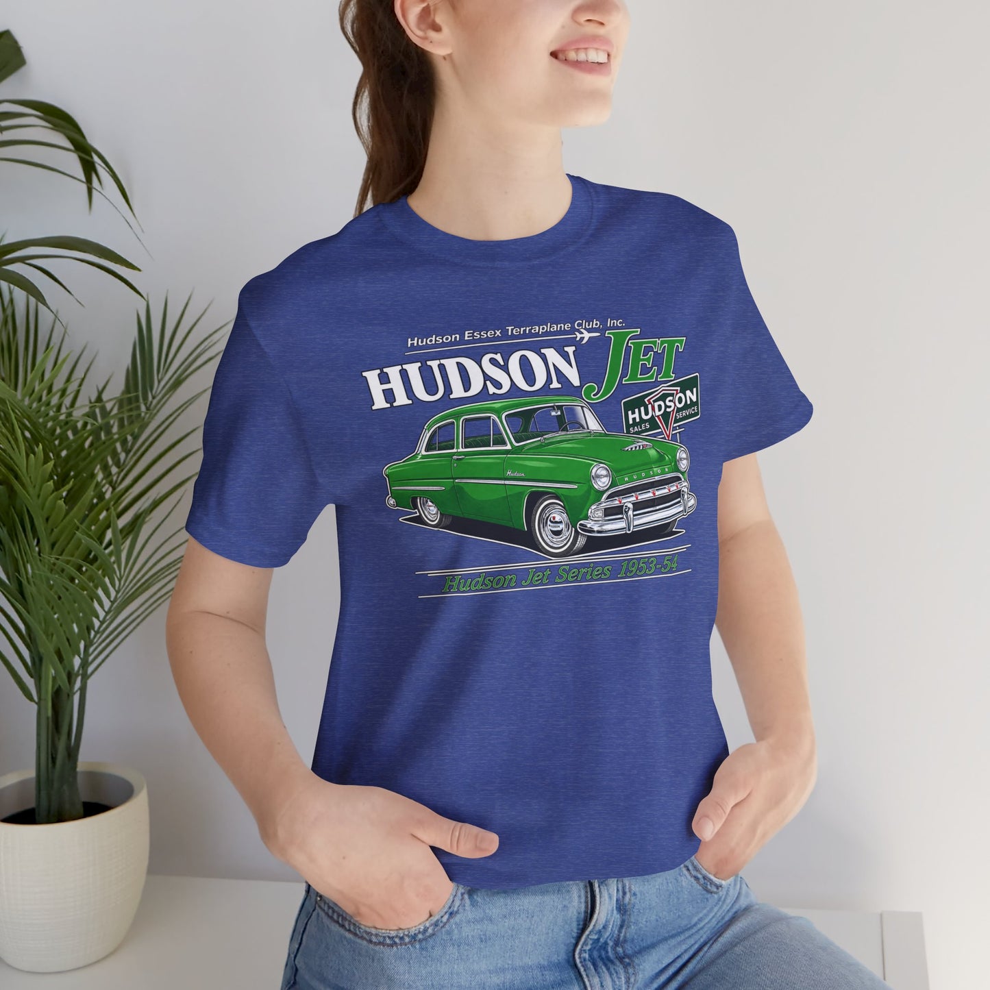 Hudson Essex Terraplane Club — Hudson Jet Classic Car T-Shirt  Vintage 1953–54