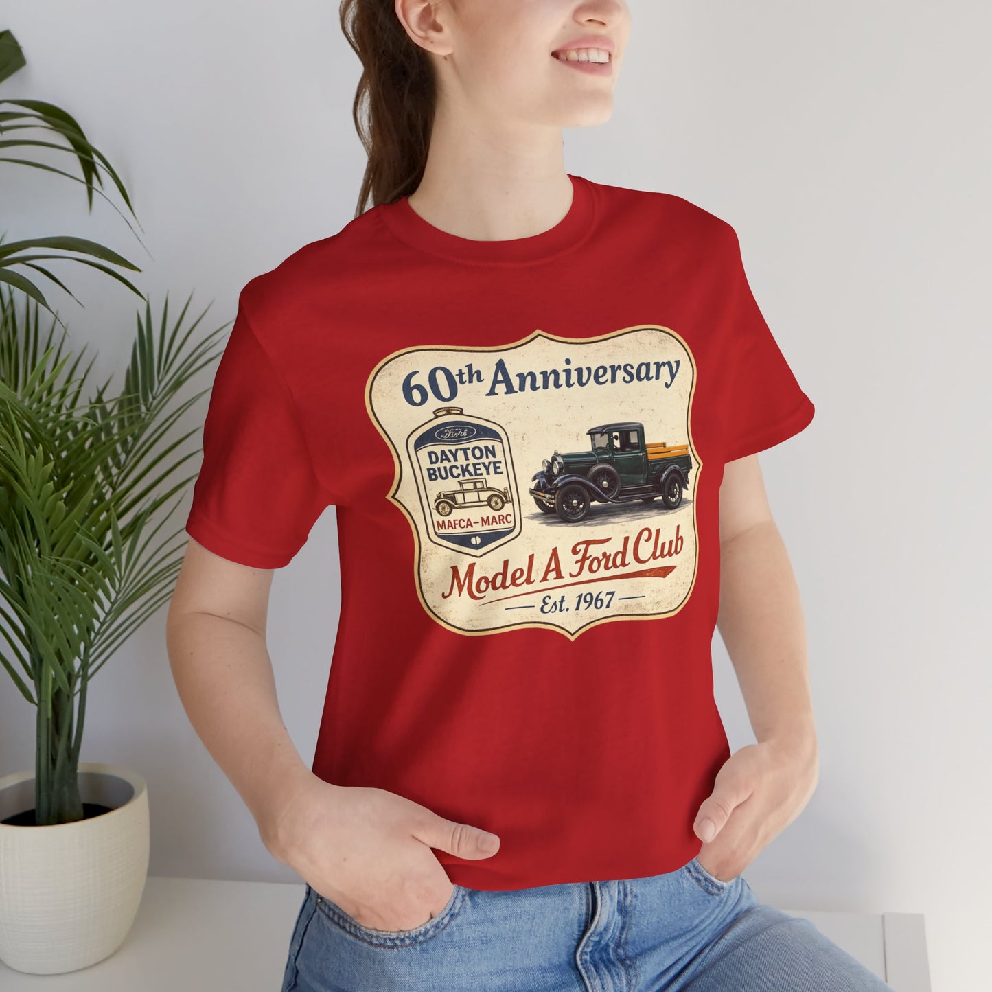 Dayton Buckeye Model A Ford Club 60th Anniversary Tee — Pickup (KS)