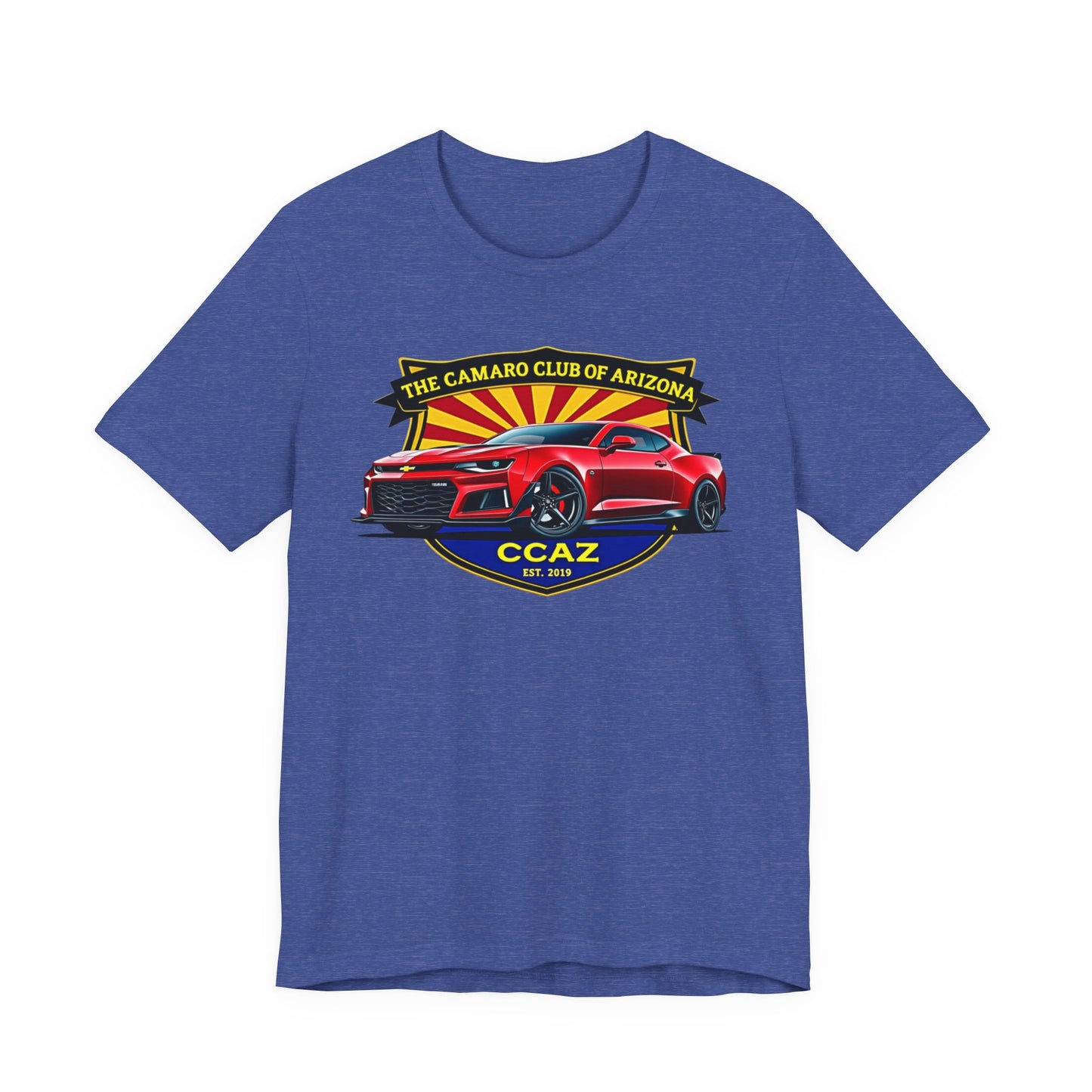 Camaro Club of Arizona T-Shirt – CCAZ Red Camaro Graphic Tee