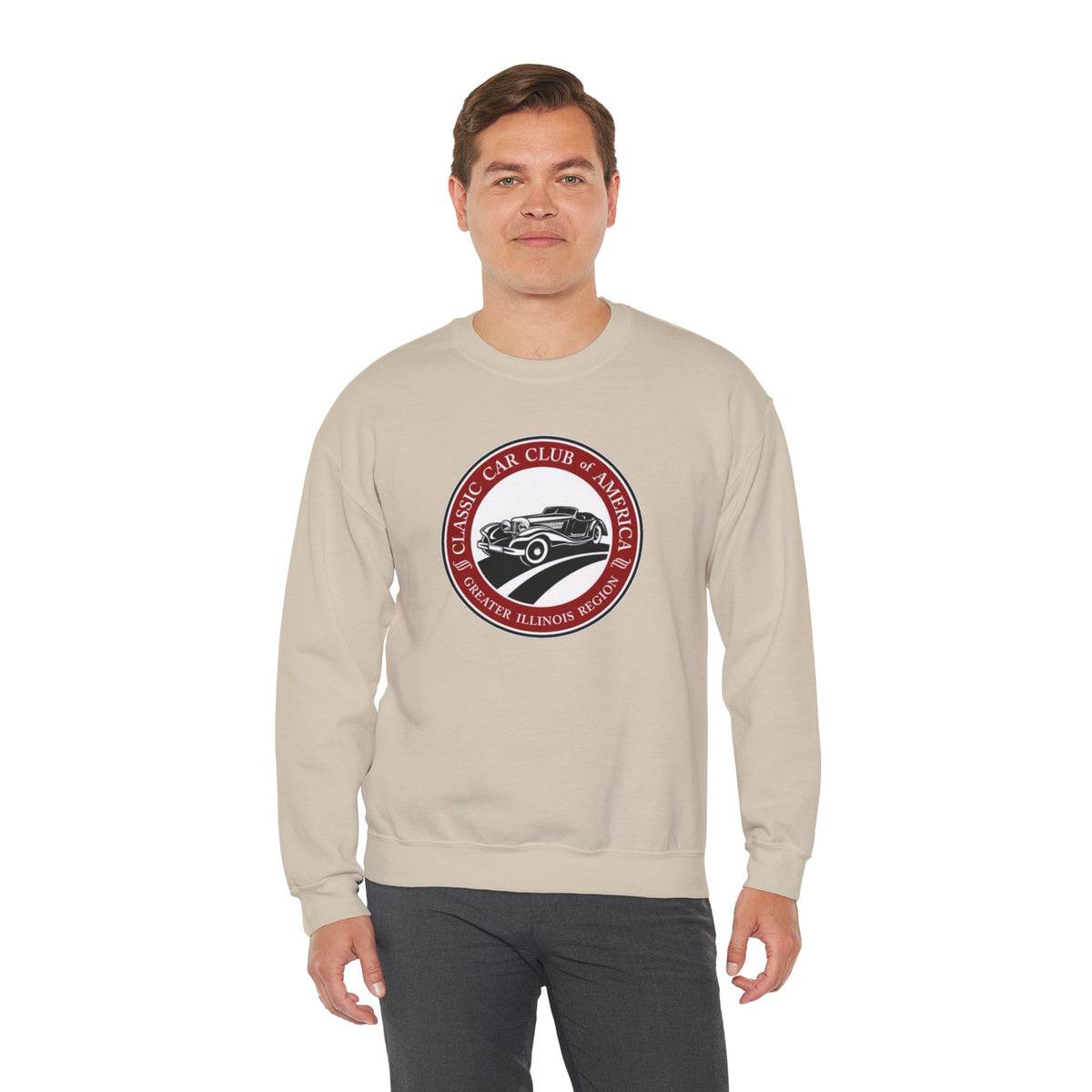 Classic Car Club of America Greater Illinois Region — Unisex Heavy Blend™ Crewneck Sweatshirt